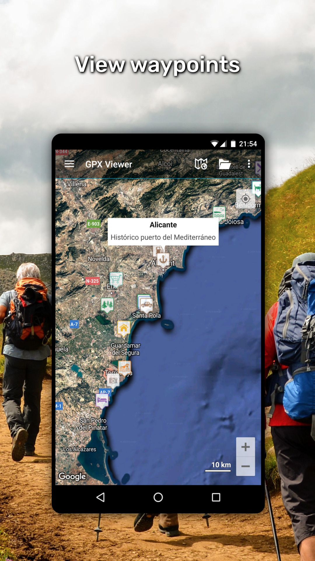اسکرین شات 4 برنامه GPX Viewer: Hike & Bike