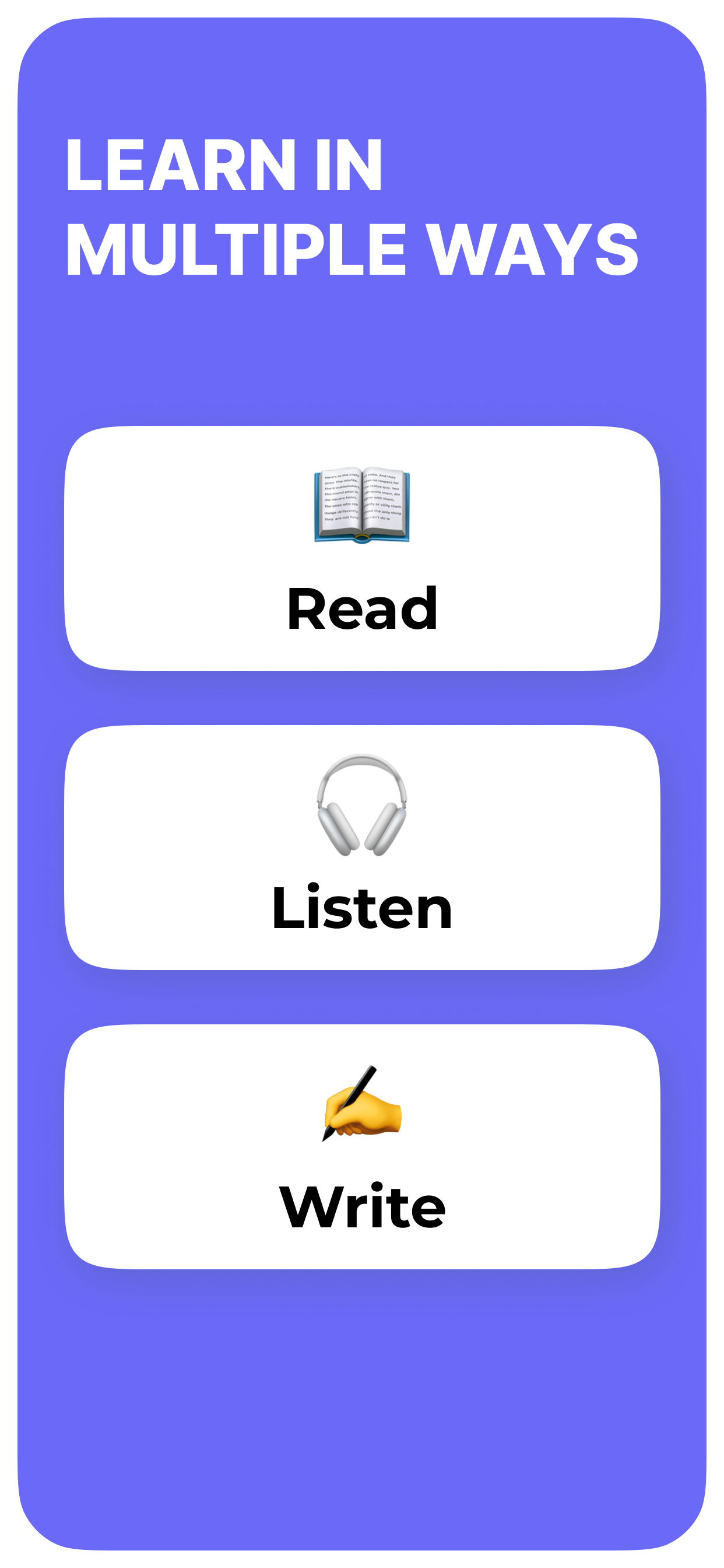 اسکرین شات 5 برنامه Noji – Flashcards study app