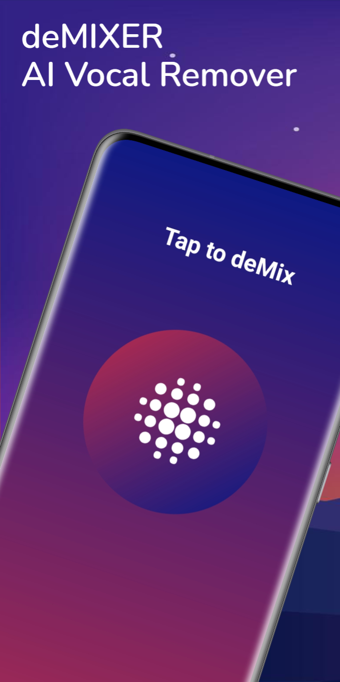 اسکرین شات 1 برنامه AI Vocal Remover Karaoke Maker