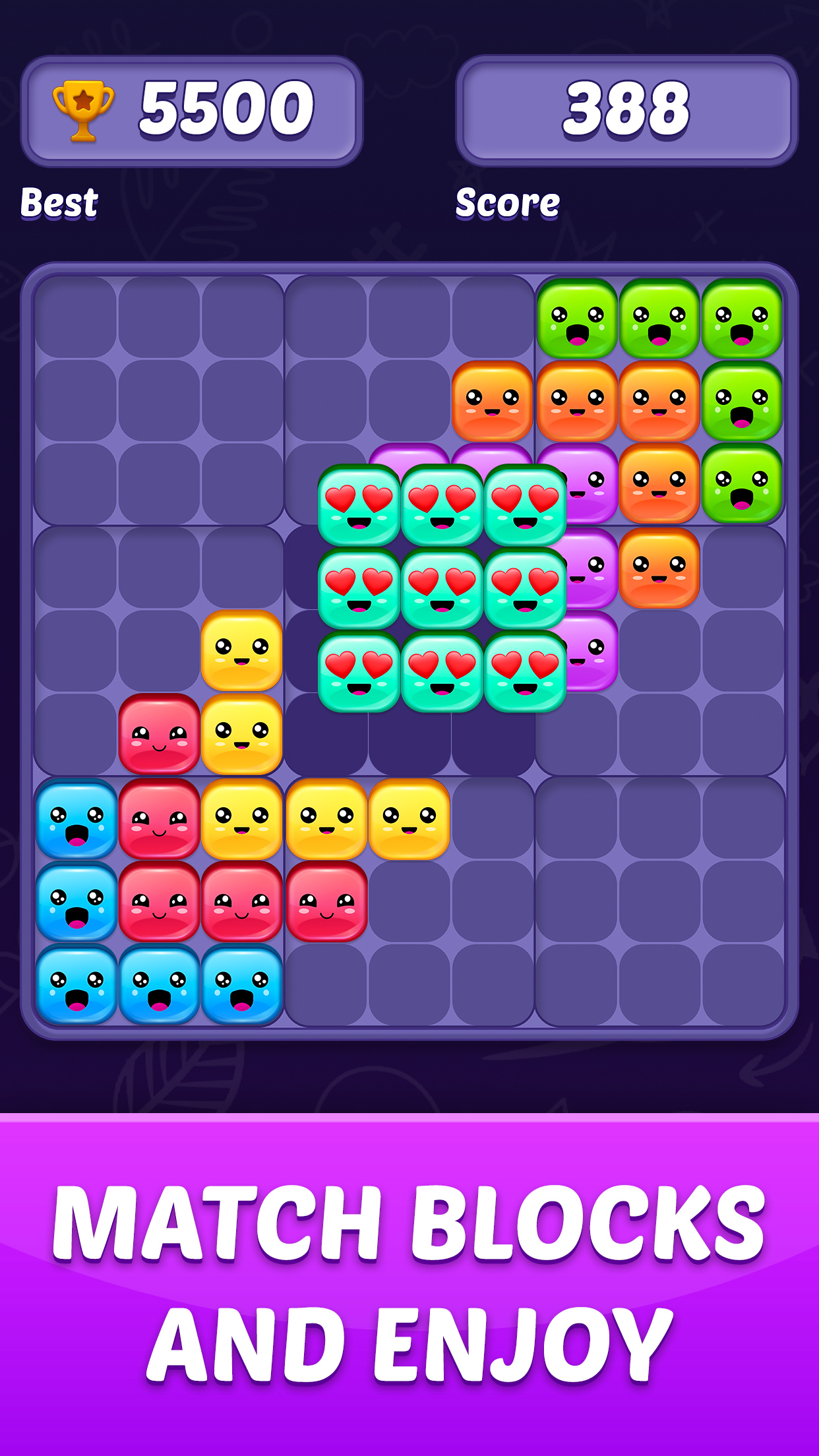 اسکرین شات 1 بازی Block Puzzle Game