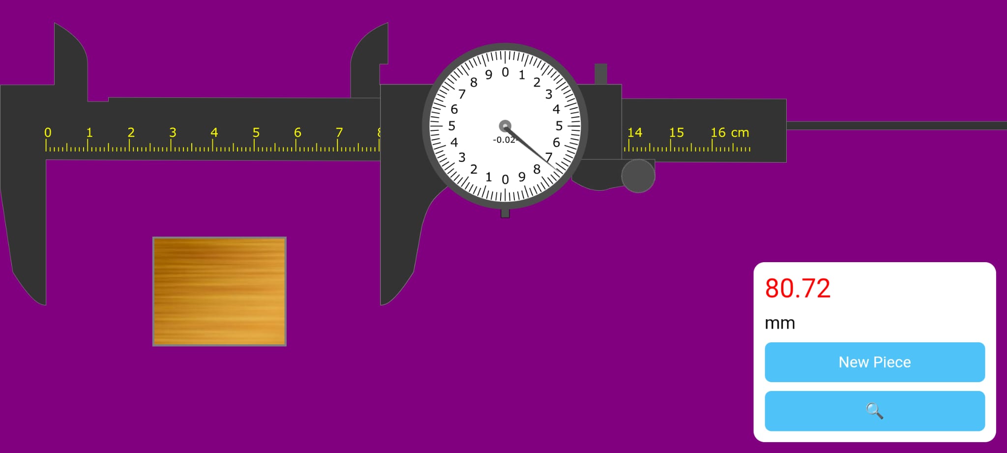 اسکرین شات 5 برنامه Vernier Caliper