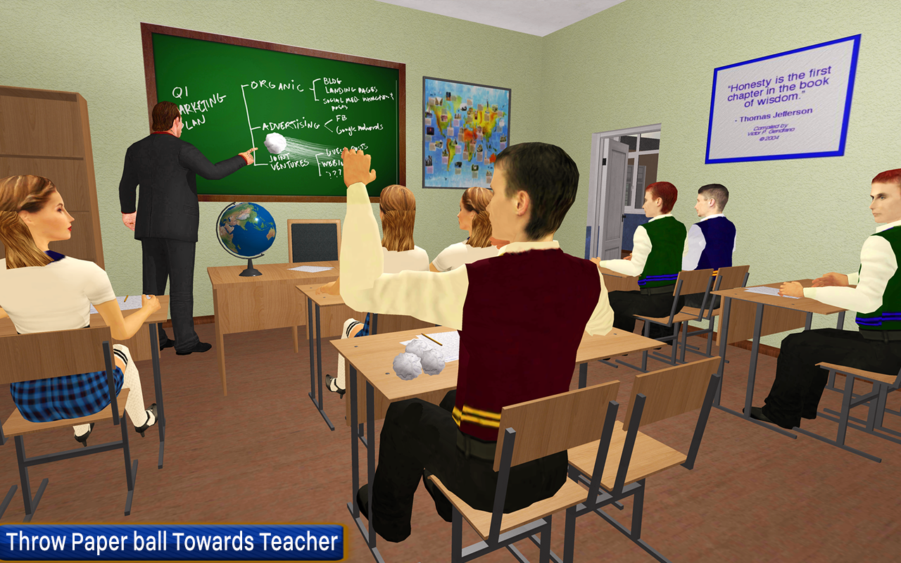 اسکرین شات 2 بازی High School Gangster Life