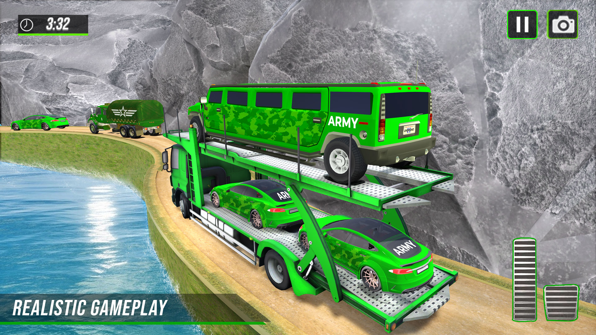 اسکرین شات 3 بازی Army Cargo Transport Games