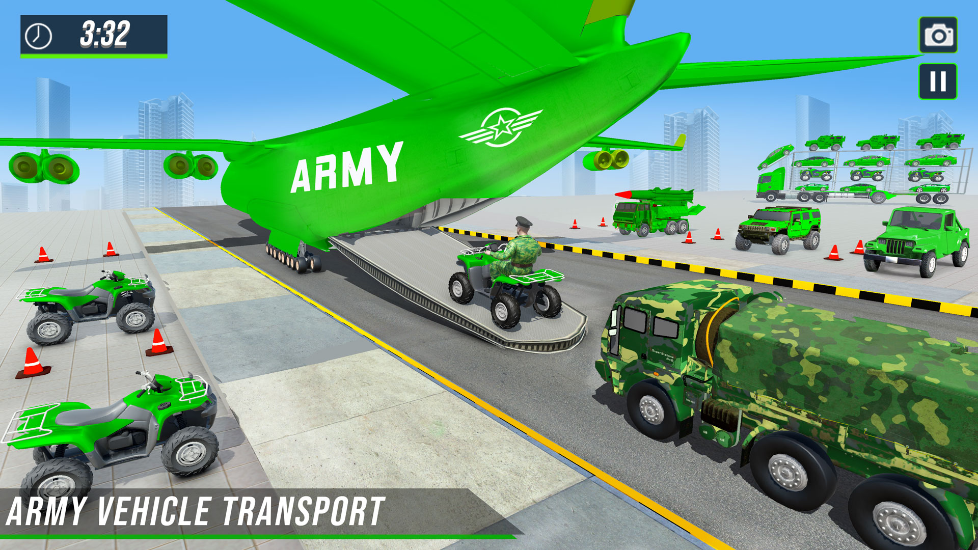 اسکرین شات 2 بازی Army Cargo Transport Games