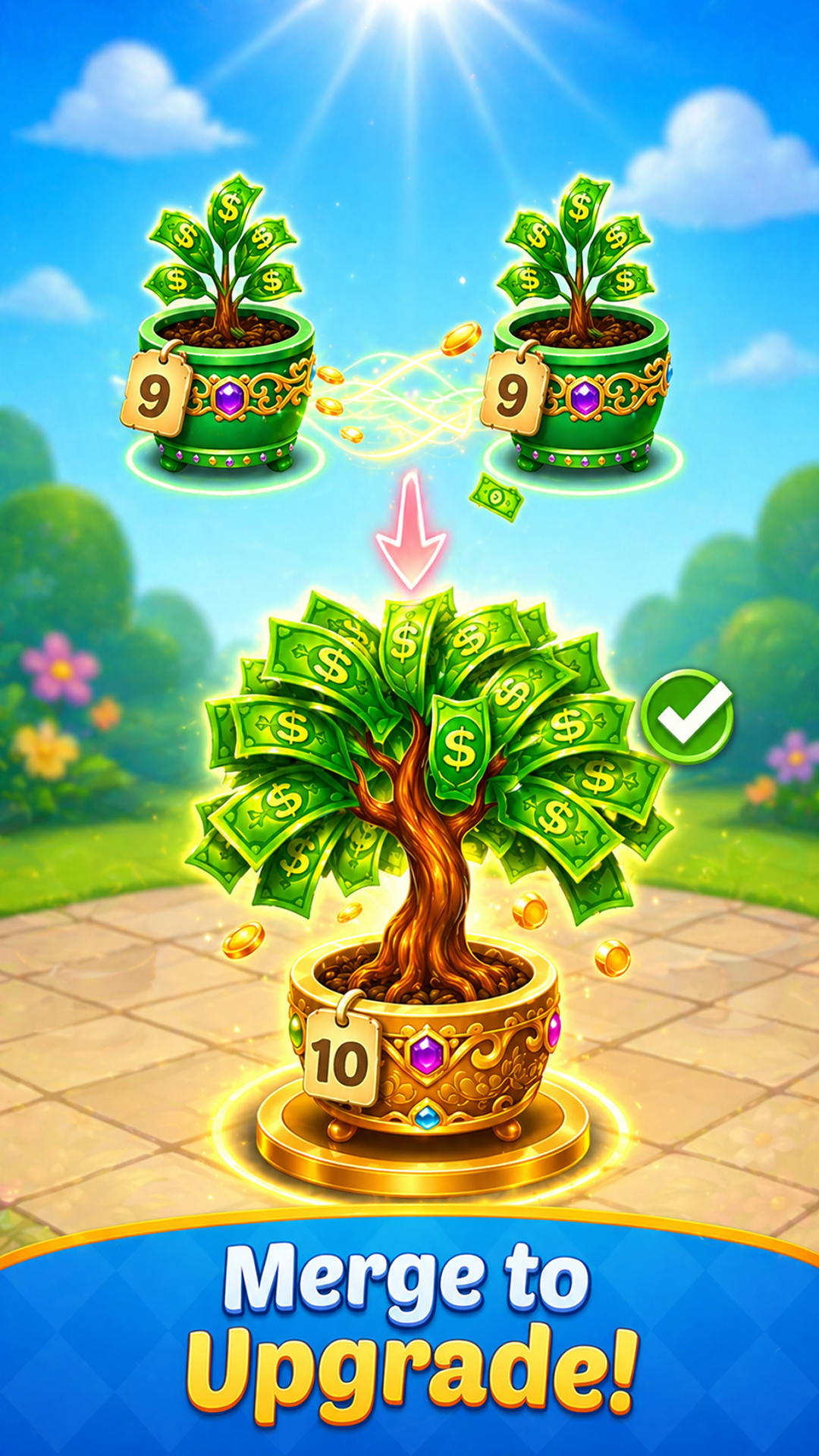 اسکرین شات 1 بازی Merge Money - Merge games