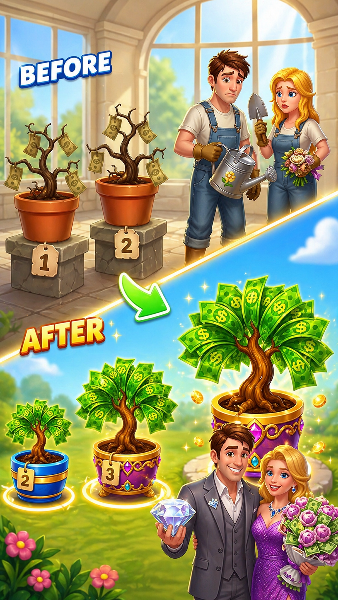 اسکرین شات 5 بازی Merge Money - Merge games