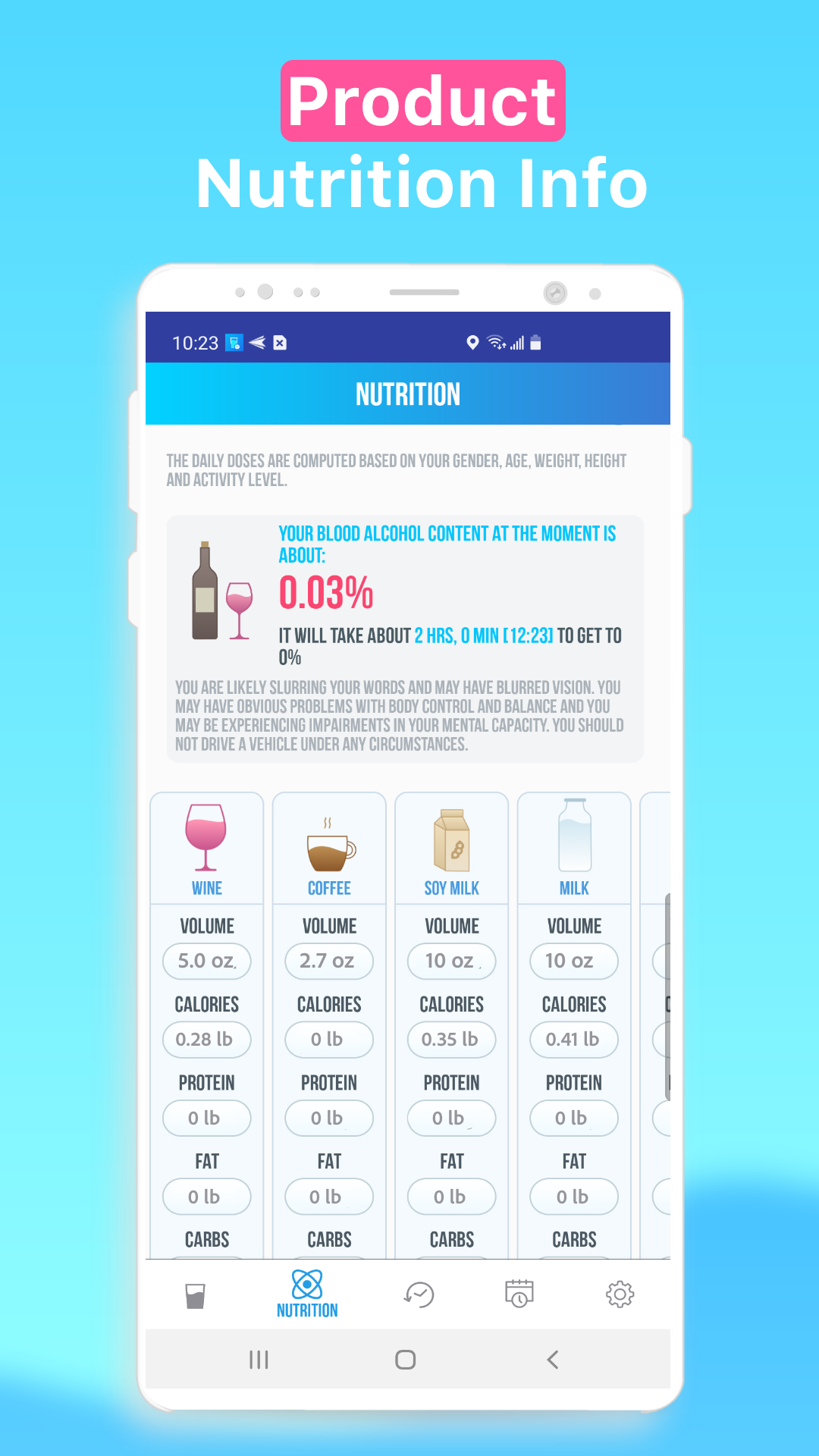 اسکرین شات 6 برنامه Water Reminder - Daily Tracker