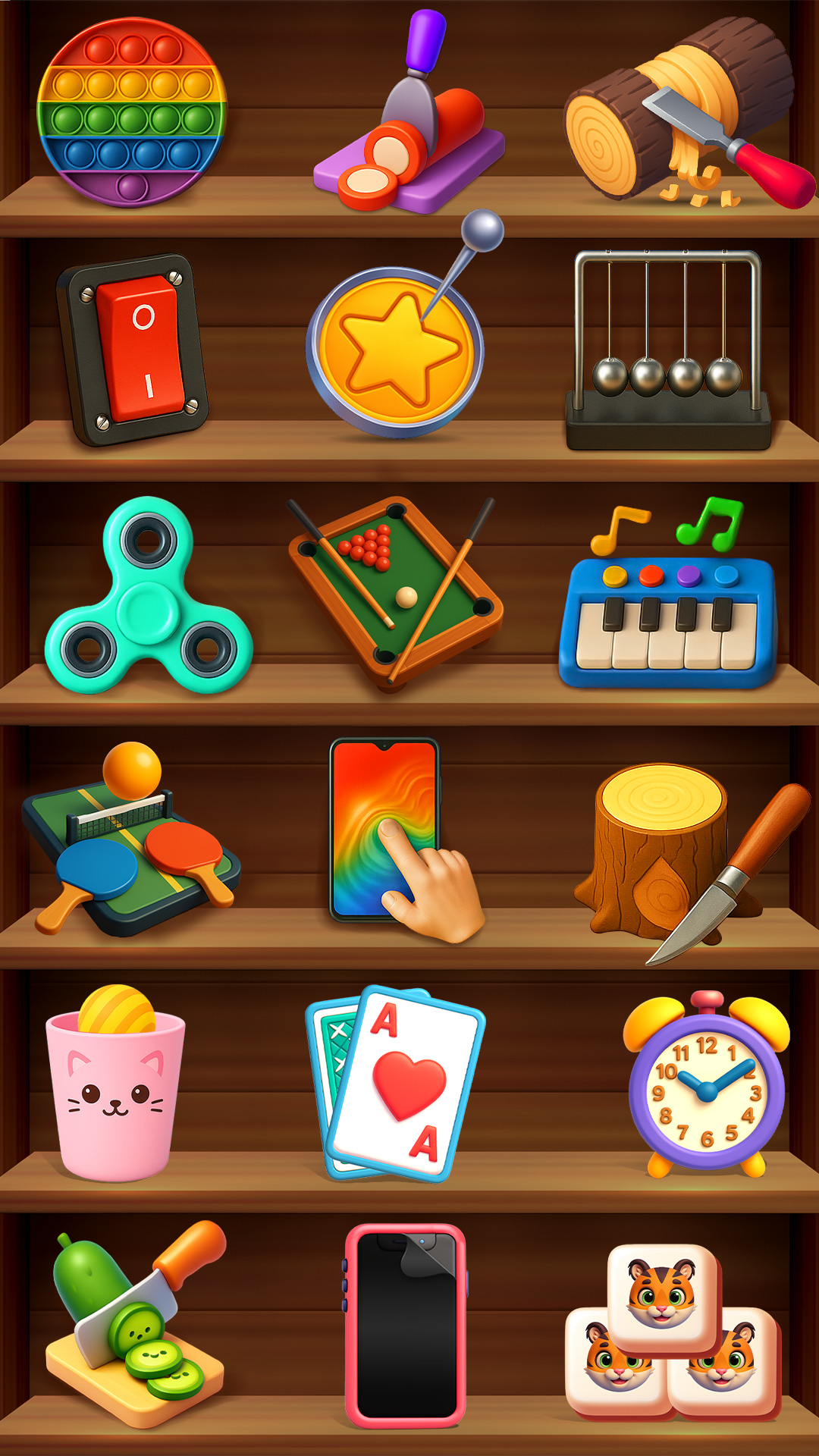 اسکرین شات 3 بازی Fidget Cube 3D Antistress Toys