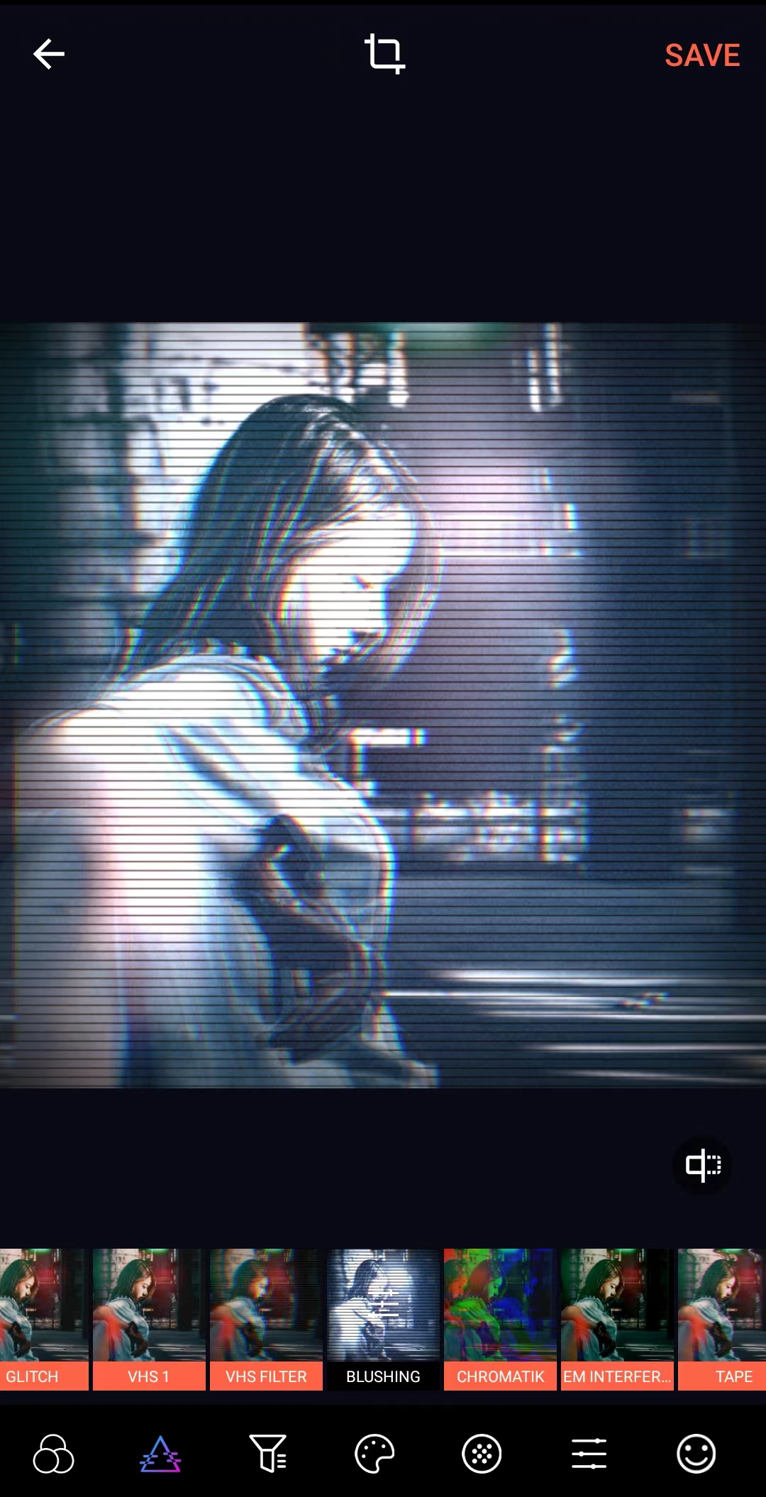 اسکرین شات 2 برنامه Glitch VHS-Vapor, 90s, Retro