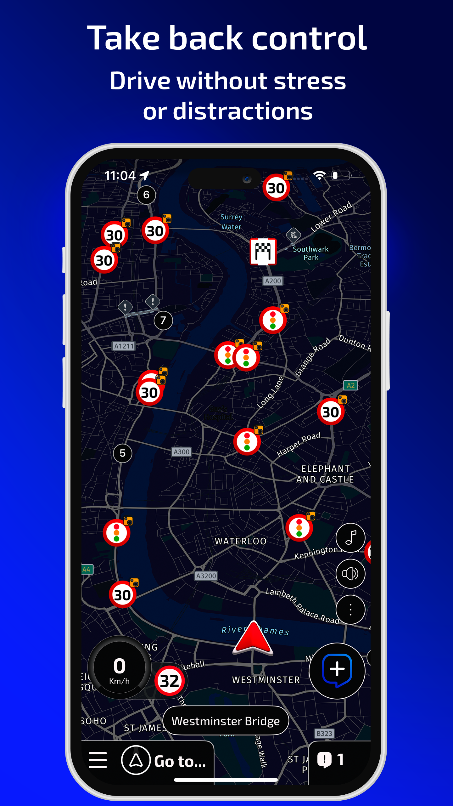 اسکرین شات 5 برنامه Radarbot Speed Camera Detector