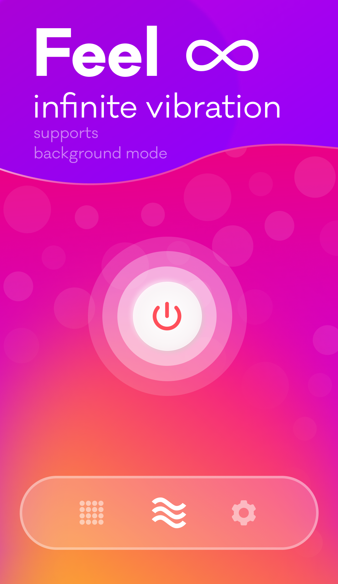 اسکرین شات 1 برنامه Strong Vibration App: Vibrator
