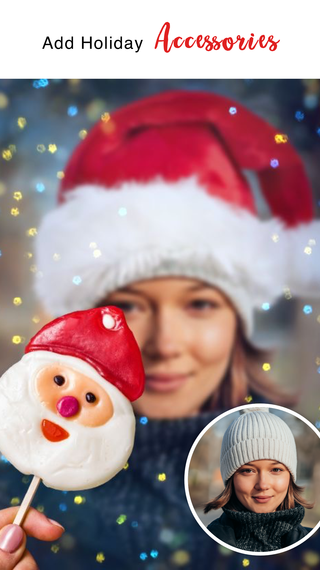 اسکرین شات 2 برنامه Christmas Photo Frames, Editor
