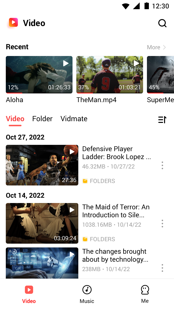 اسکرین شات 1 برنامه All Player