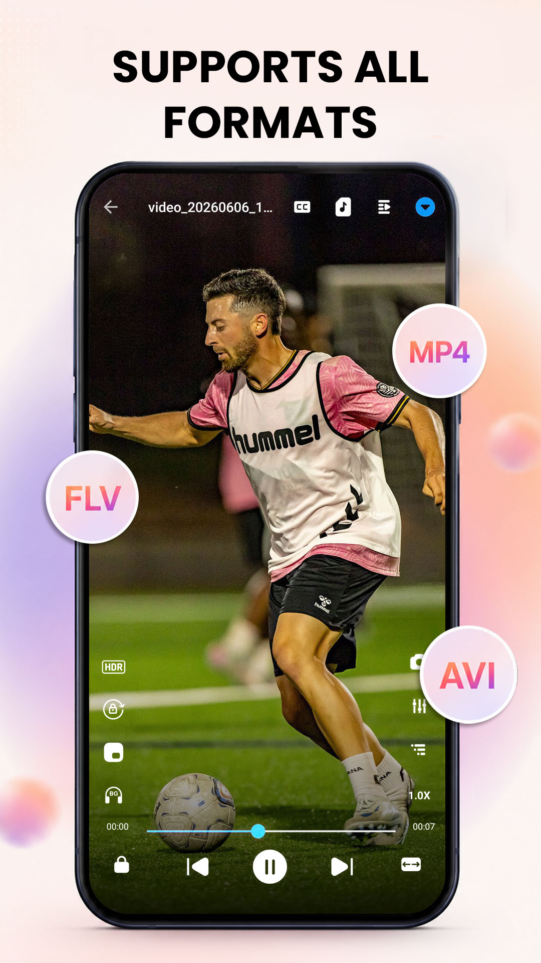 اسکرین شات 2 برنامه HDx Video Player all formats