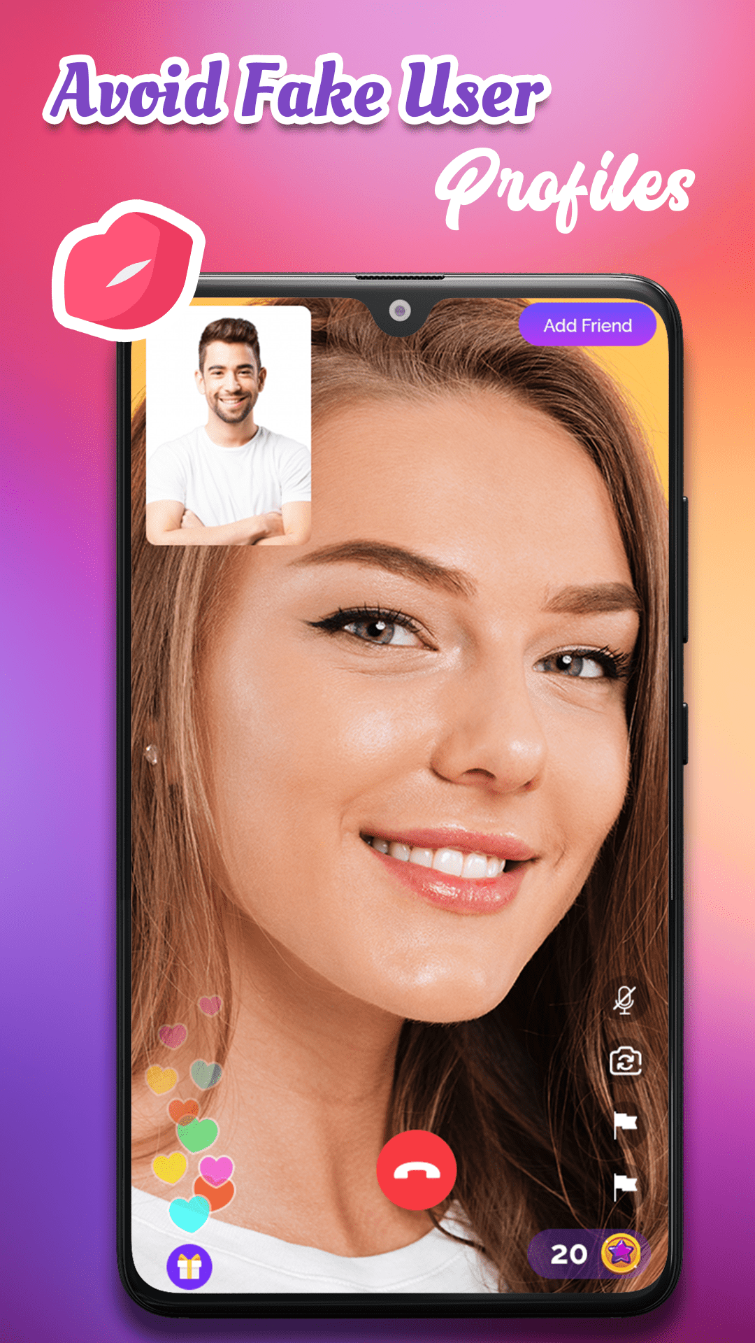 اسکرین شات 8 برنامه Nimmi Live Video Chat & Call