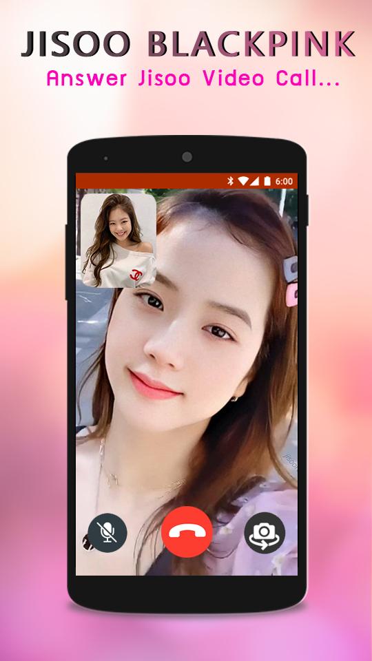 اسکرین شات 3 برنامه JISOO  - Fake Call & Wallpaper
