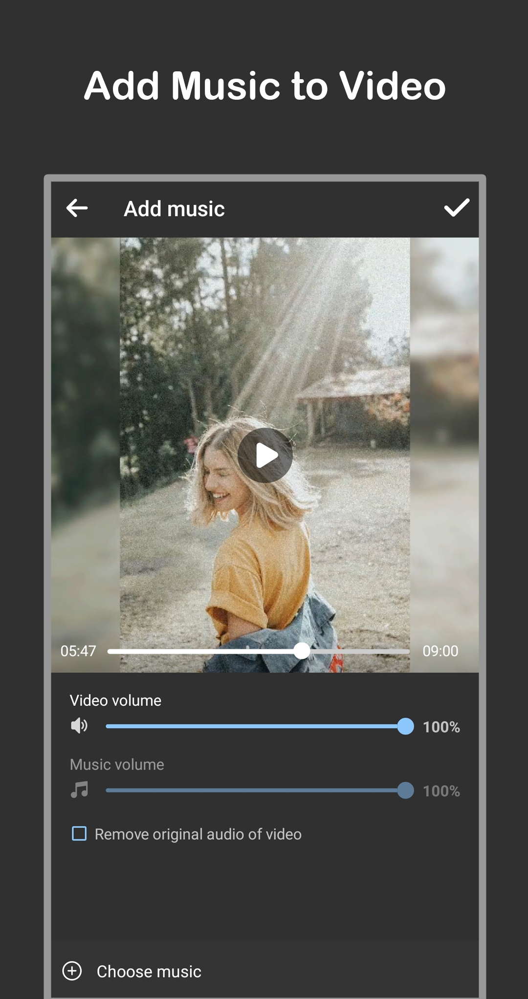 اسکرین شات 1 برنامه Add Audio To Video