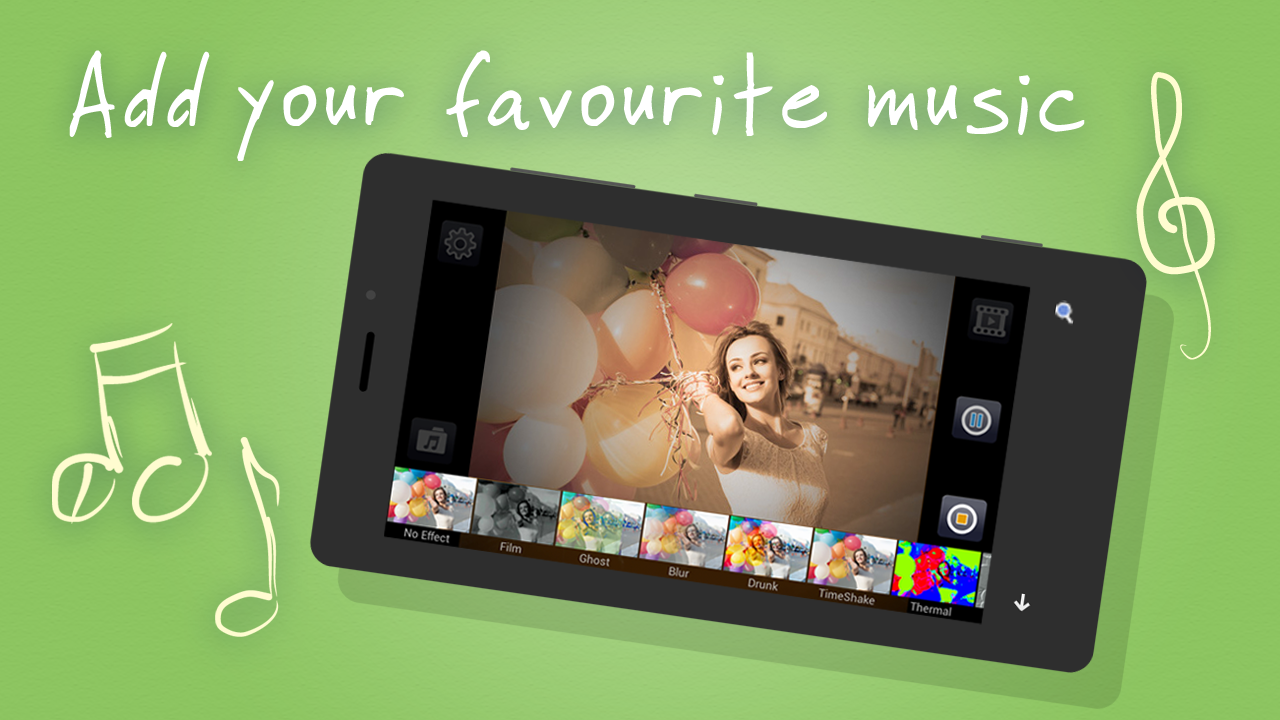 اسکرین شات 2 برنامه VideoFX Music Video Maker