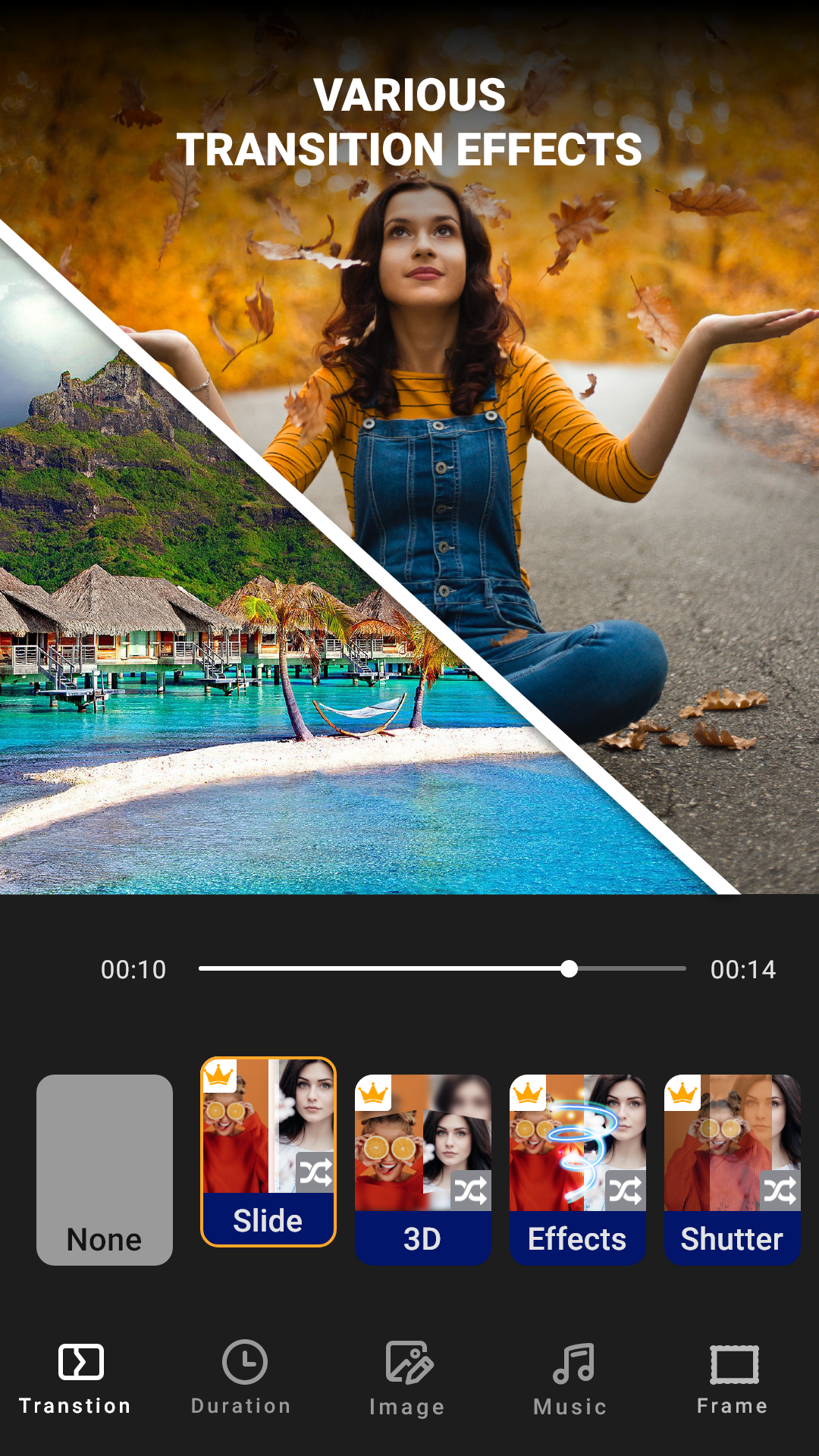 اسکرین شات 3 برنامه Slideshow - Photo Video Maker