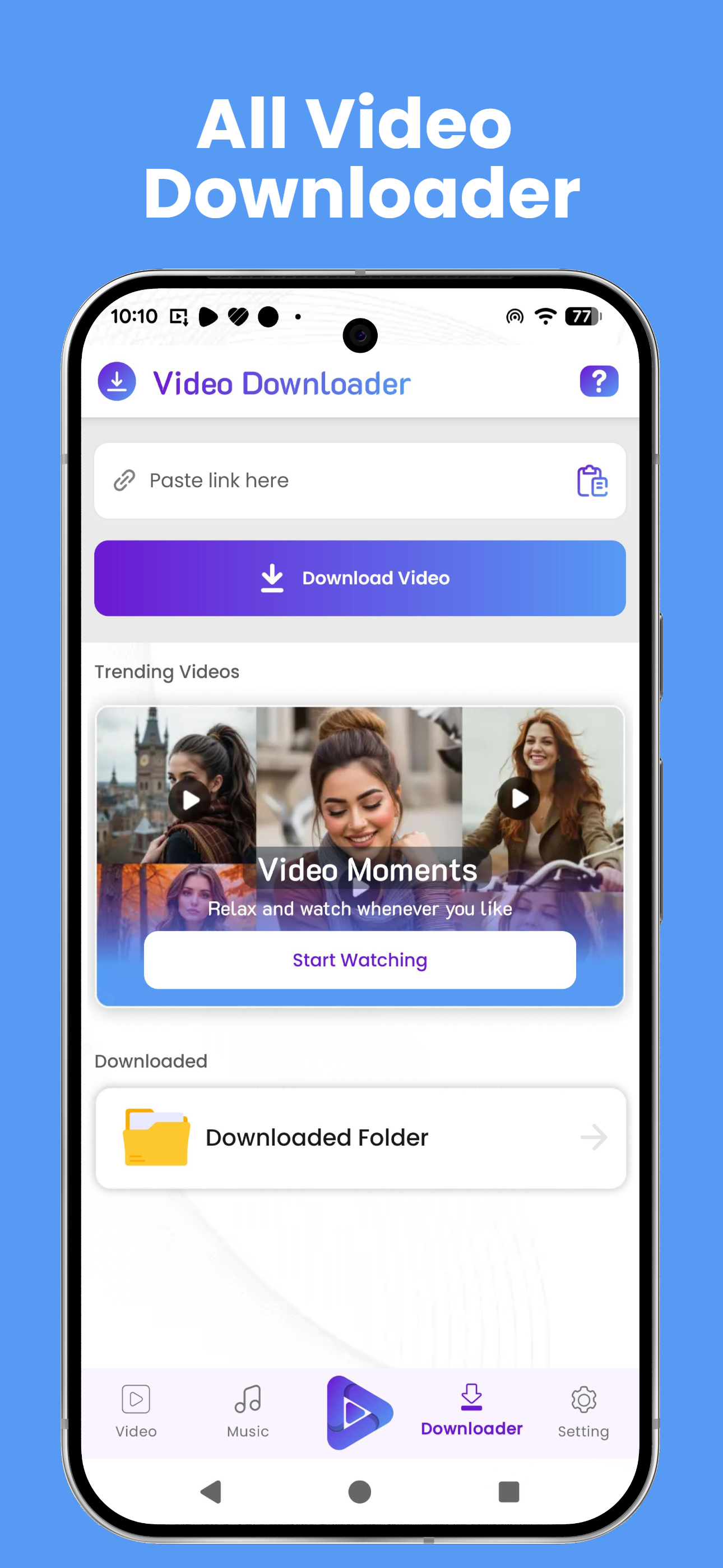 اسکرین شات 1 برنامه Xen Video Player - All Formats