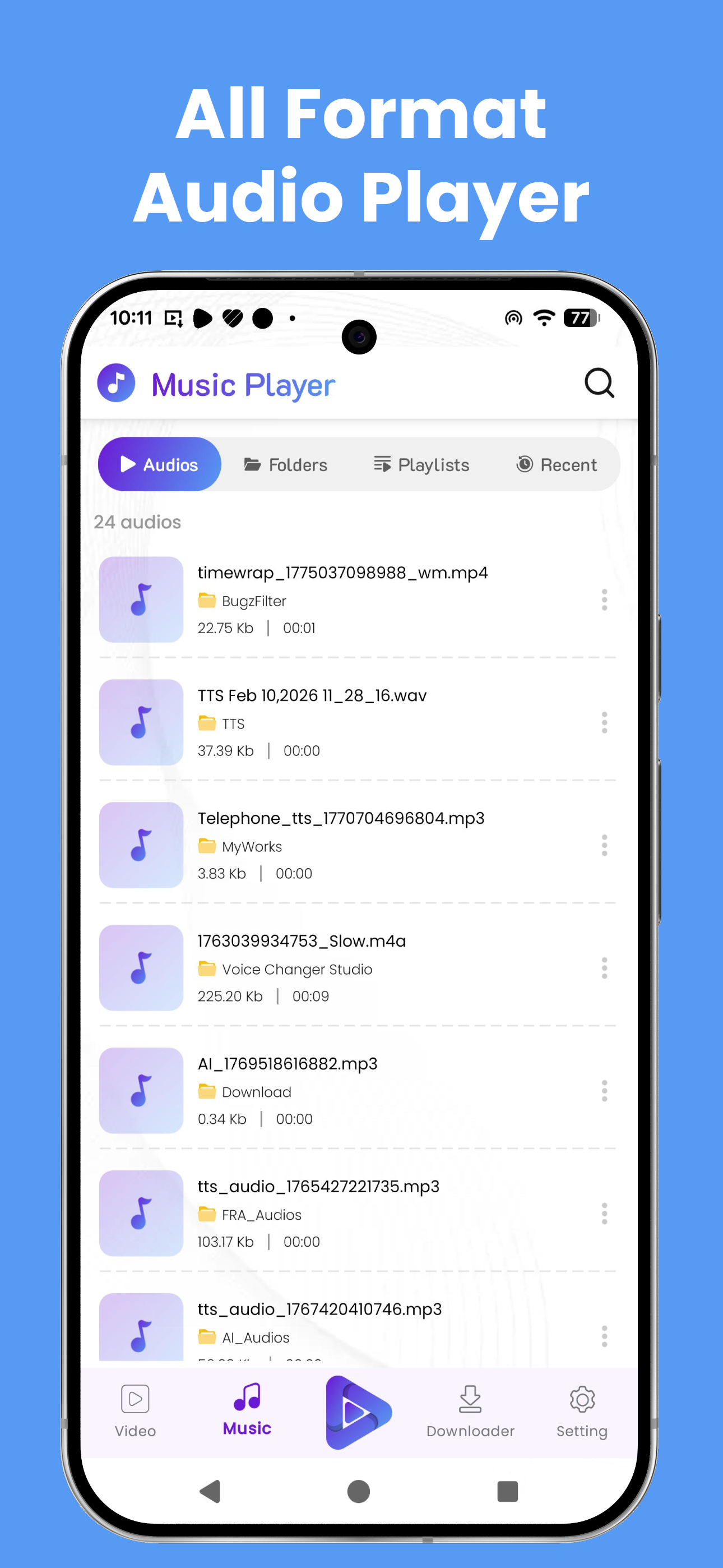 اسکرین شات 4 برنامه Xen Video Player - All Formats