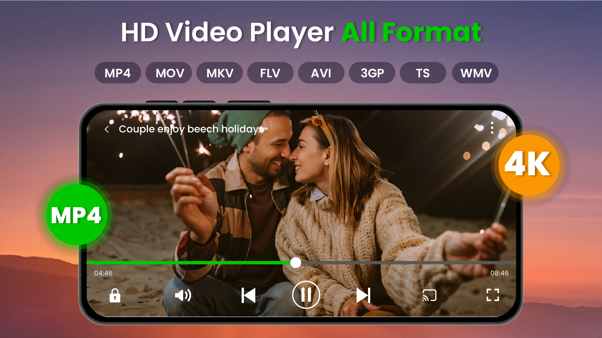 اسکرین شات 1 برنامه HD Video Player All Format
