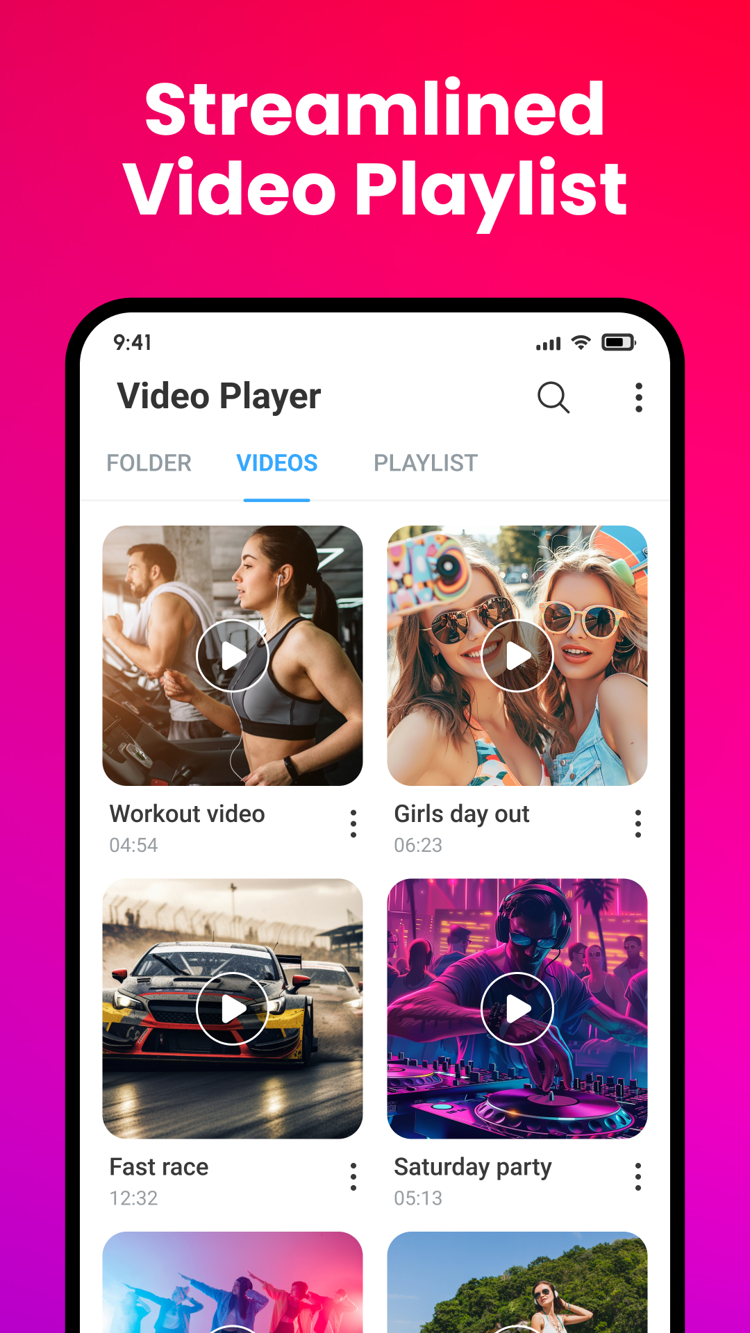 اسکرین شات 6 برنامه HD Video Player All Format