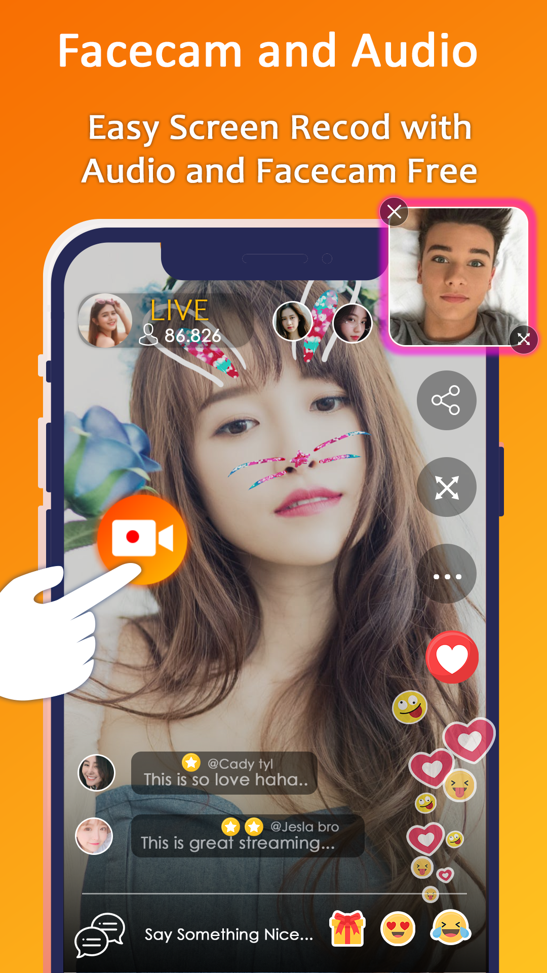 اسکرین شات 2 برنامه Screen Recorder Video Recorder