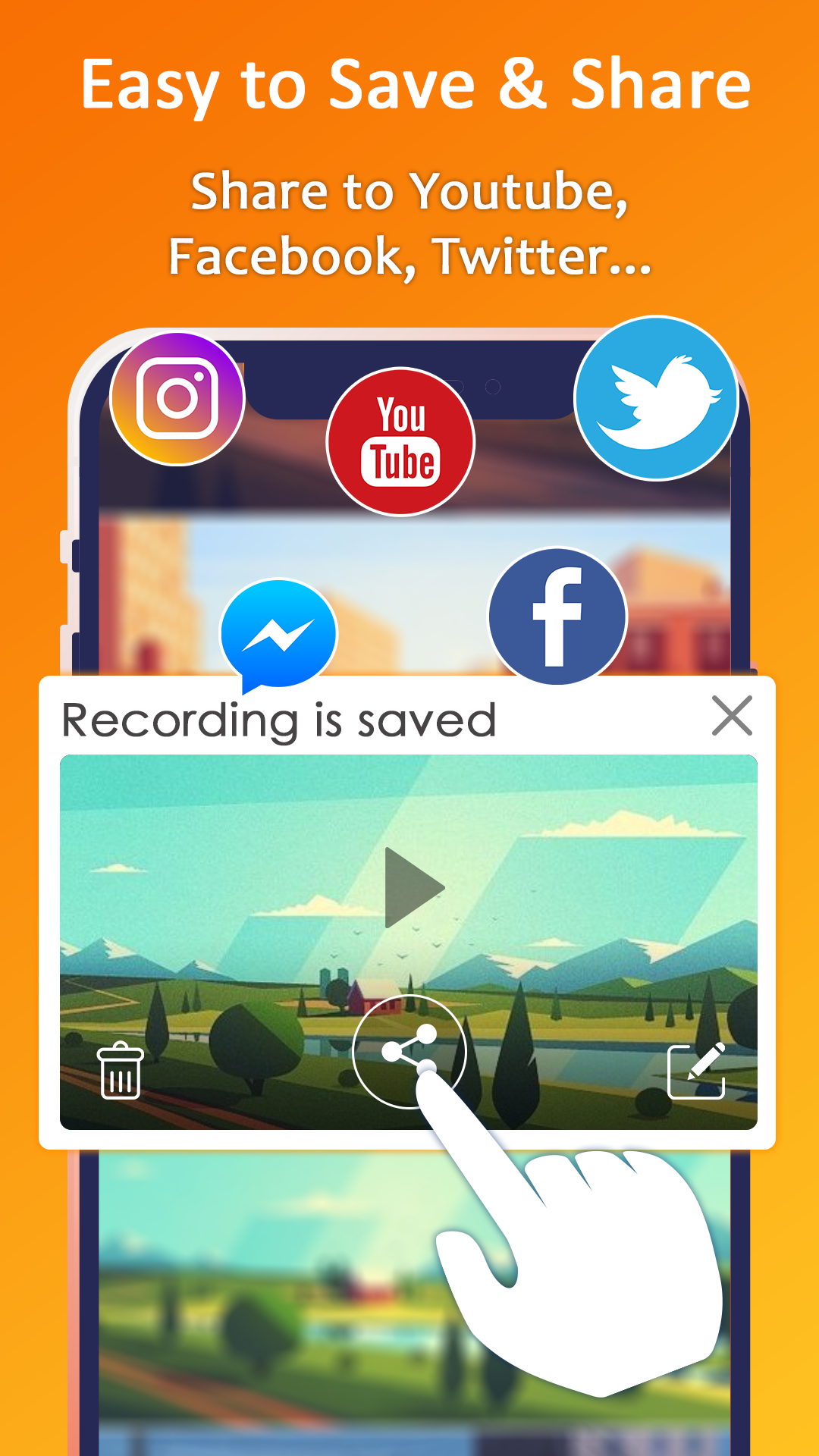 اسکرین شات 7 برنامه Screen Recorder Video Recorder
