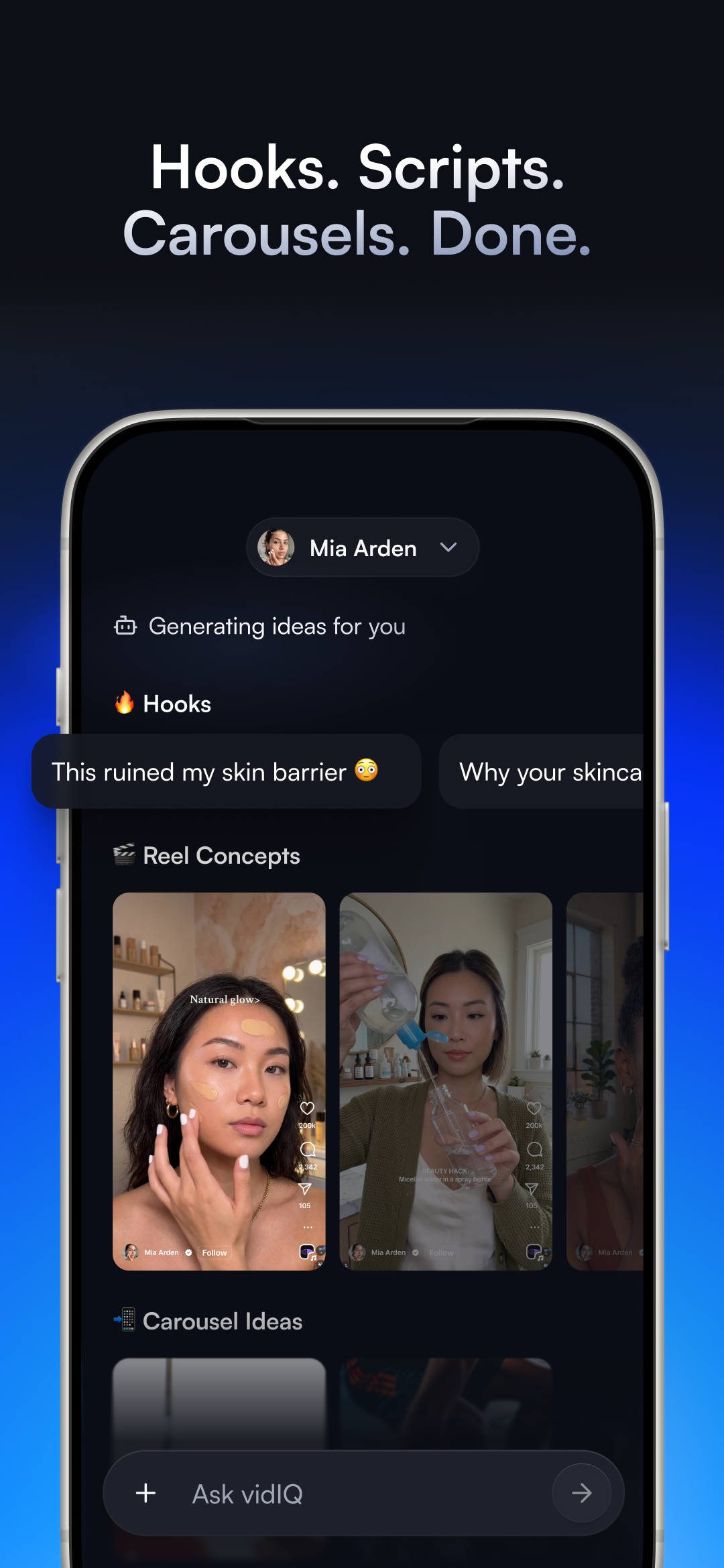 اسکرین شات 8 برنامه vidIQ for YouTube & Instagram