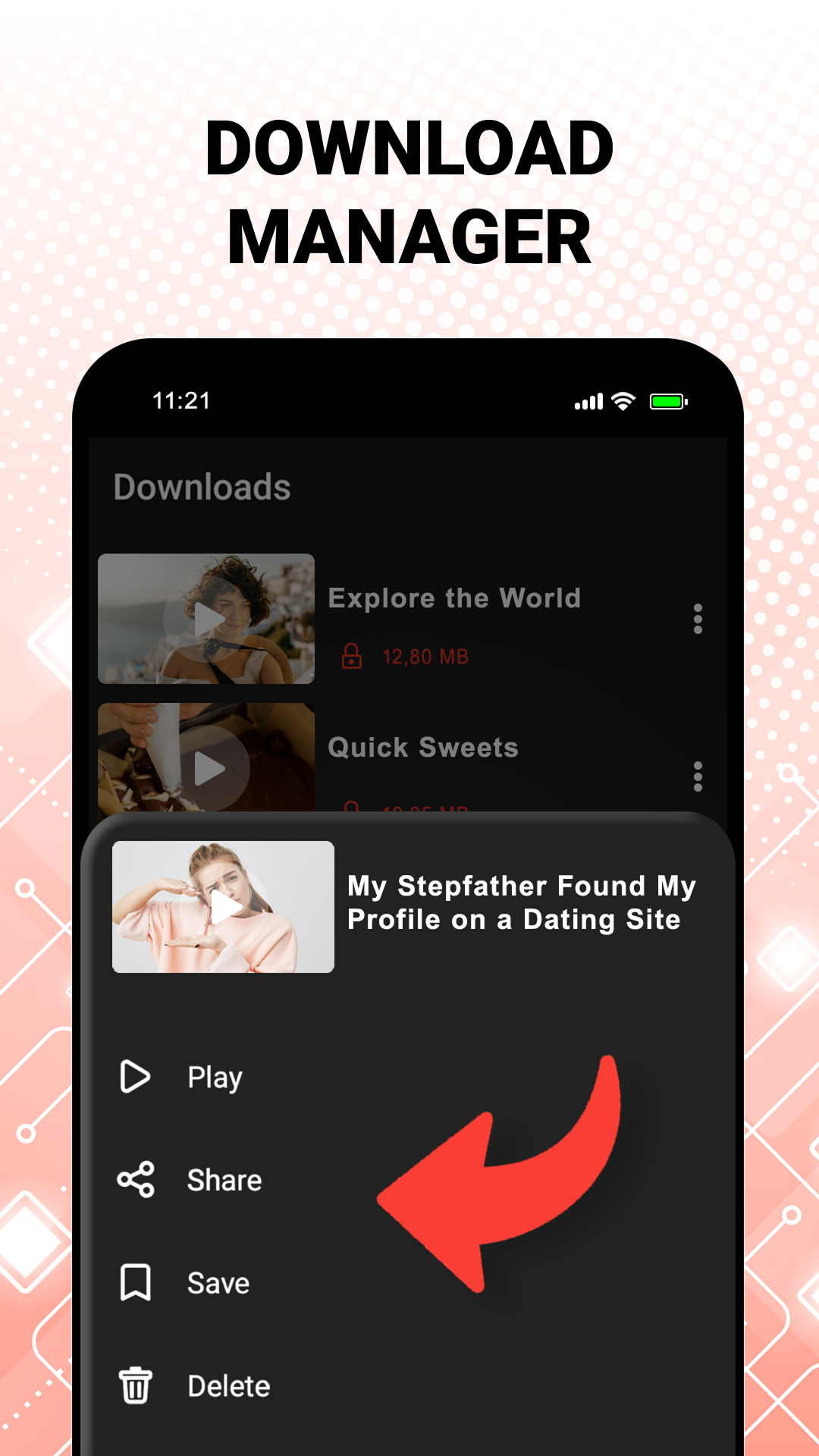 اسکرین شات 6 برنامه All Video Downloader Master