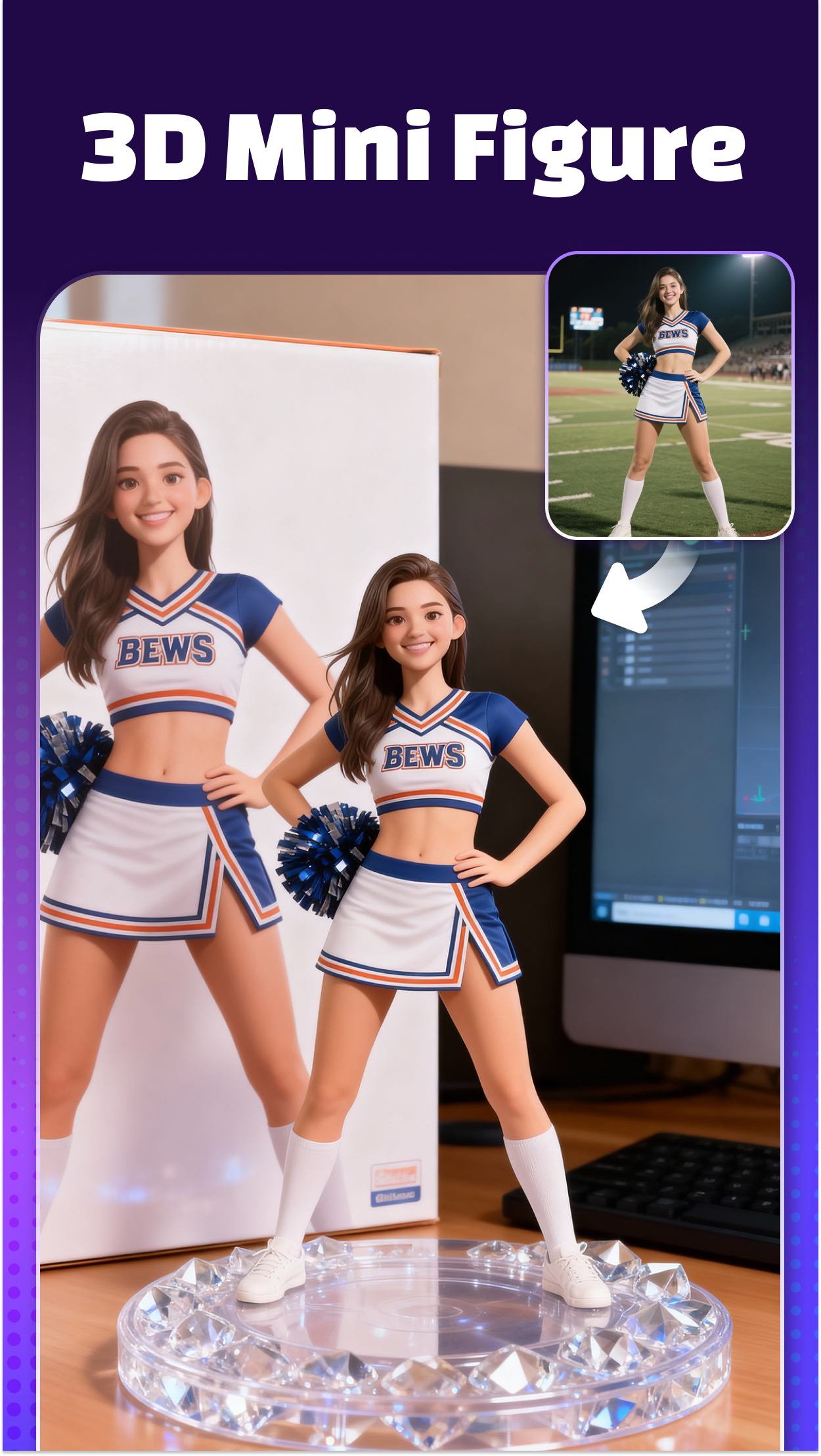 اسکرین شات 2 برنامه AI Video & Portrait : Vidmix