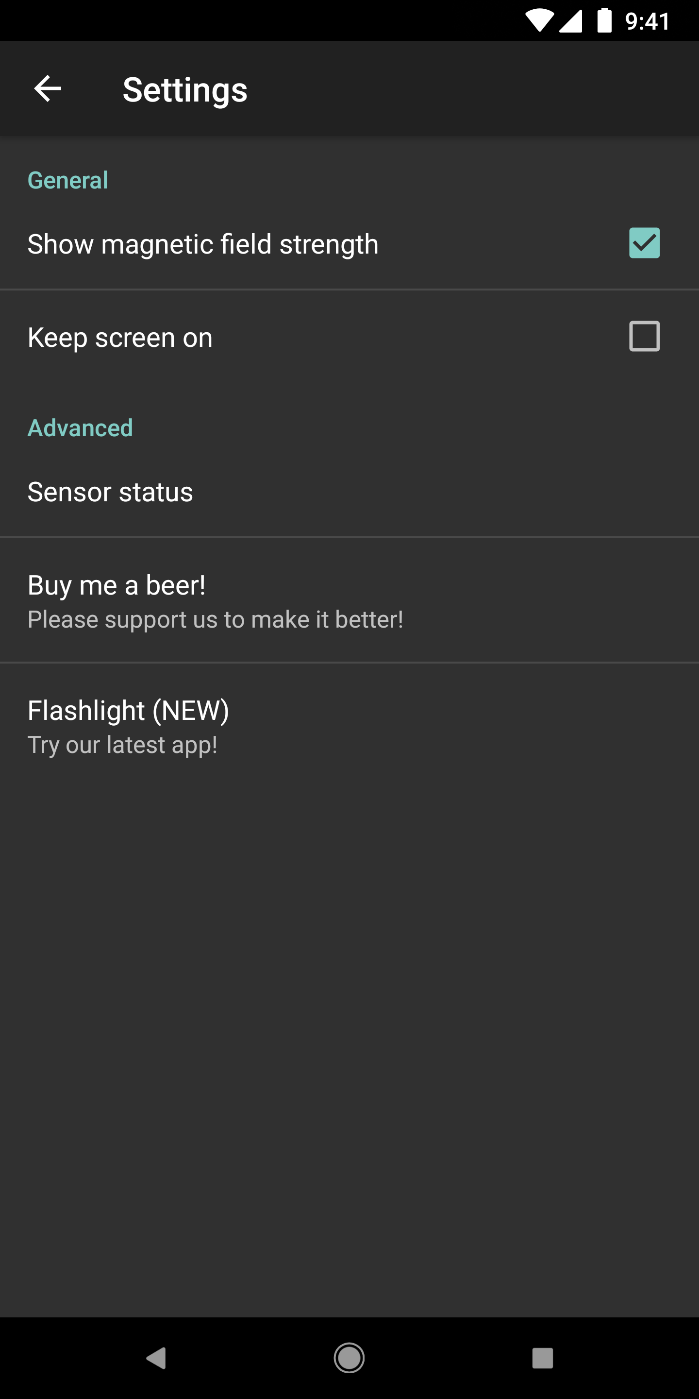اسکرین شات 6 برنامه Digital Compass