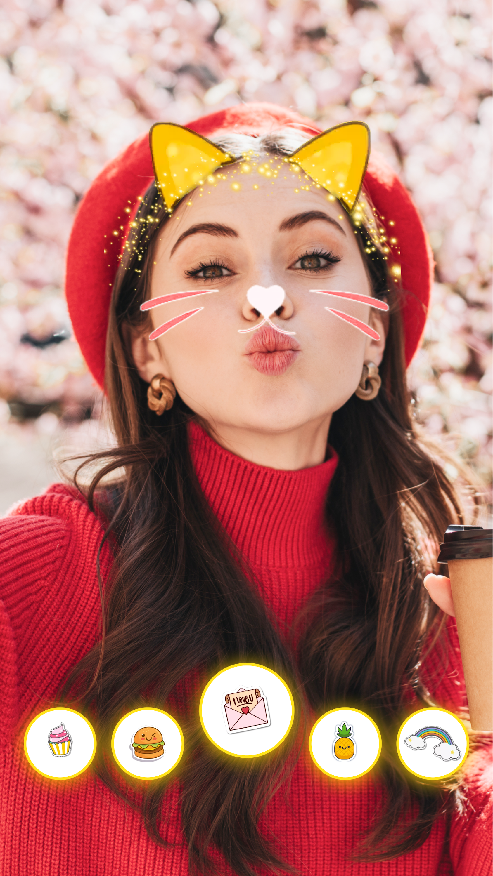 اسکرین شات 1 برنامه Photo stickers & Photo editor