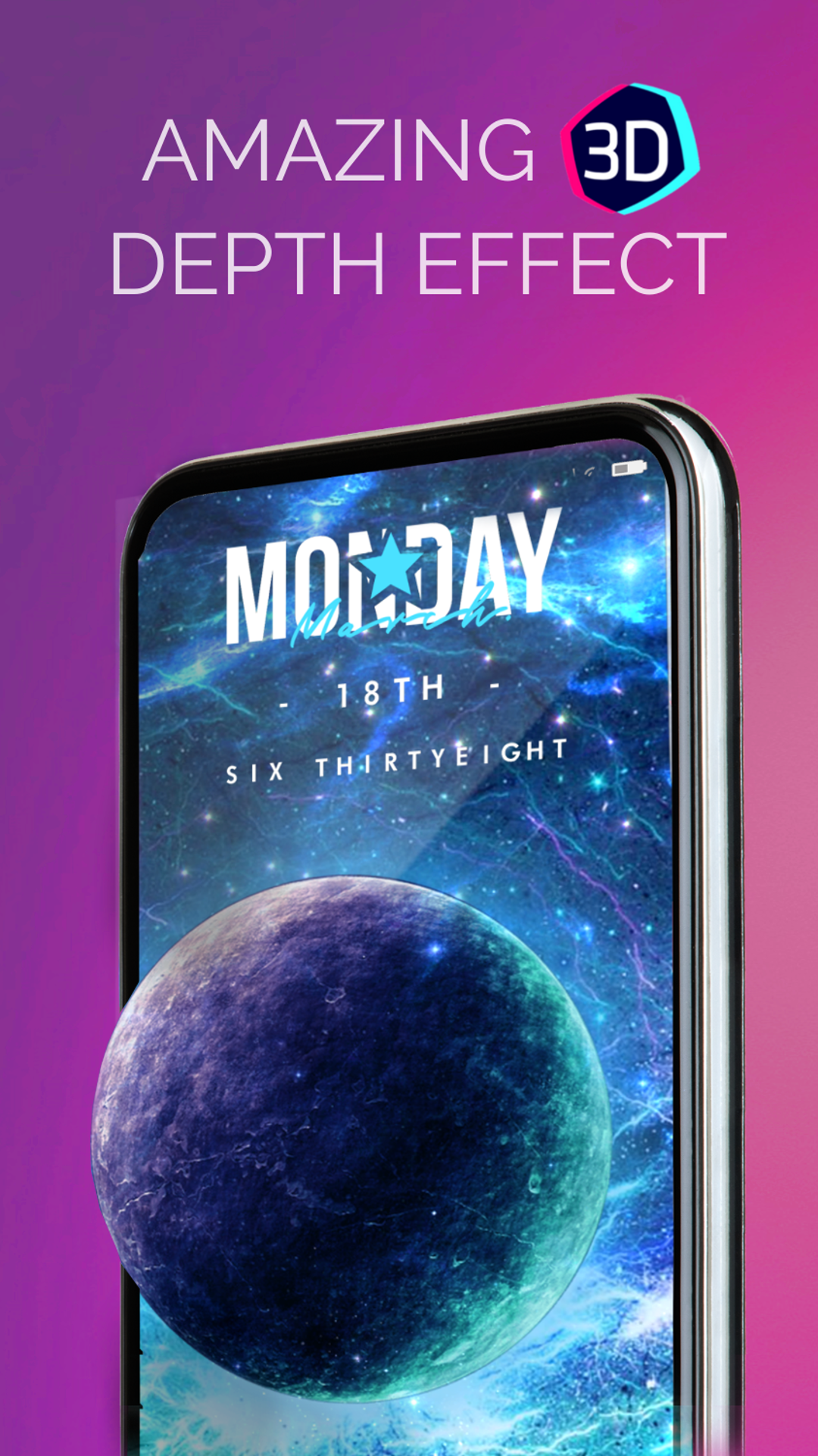 اسکرین شات 1 برنامه 4D Parallax Wallpaper 3D HD 4K