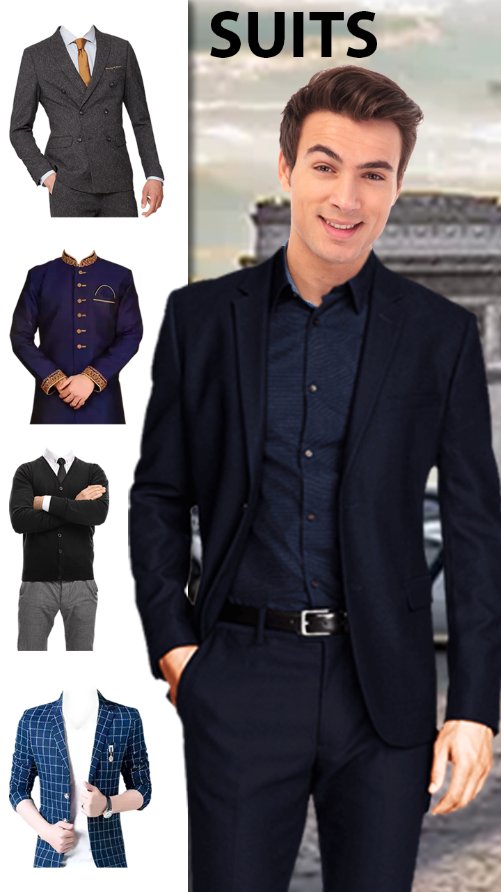 اسکرین شات 1 برنامه Man Suit Photo Editor : Men Fa