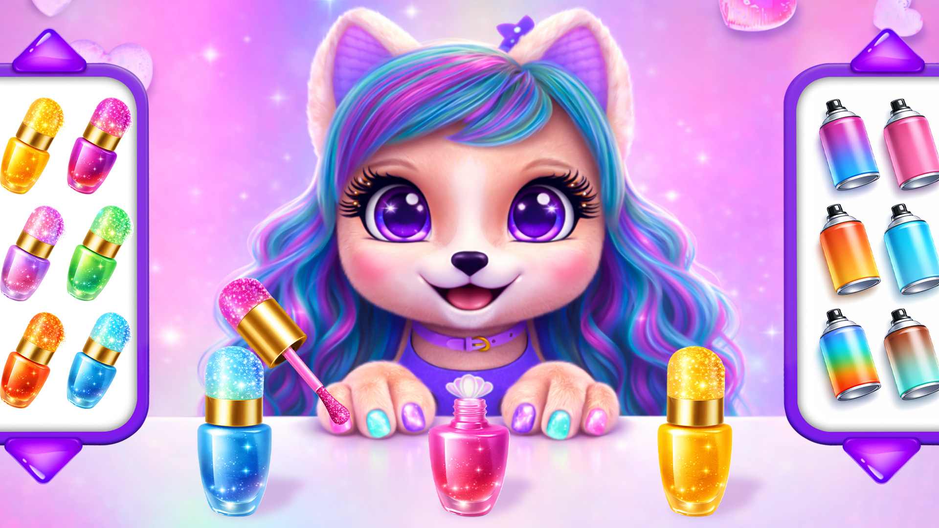 اسکرین شات 3 بازی Hairstyle: pet care salon game