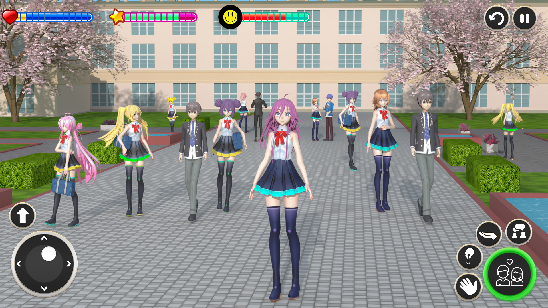 اسکرین شات 4 بازی High School Girl Life Sim 3D