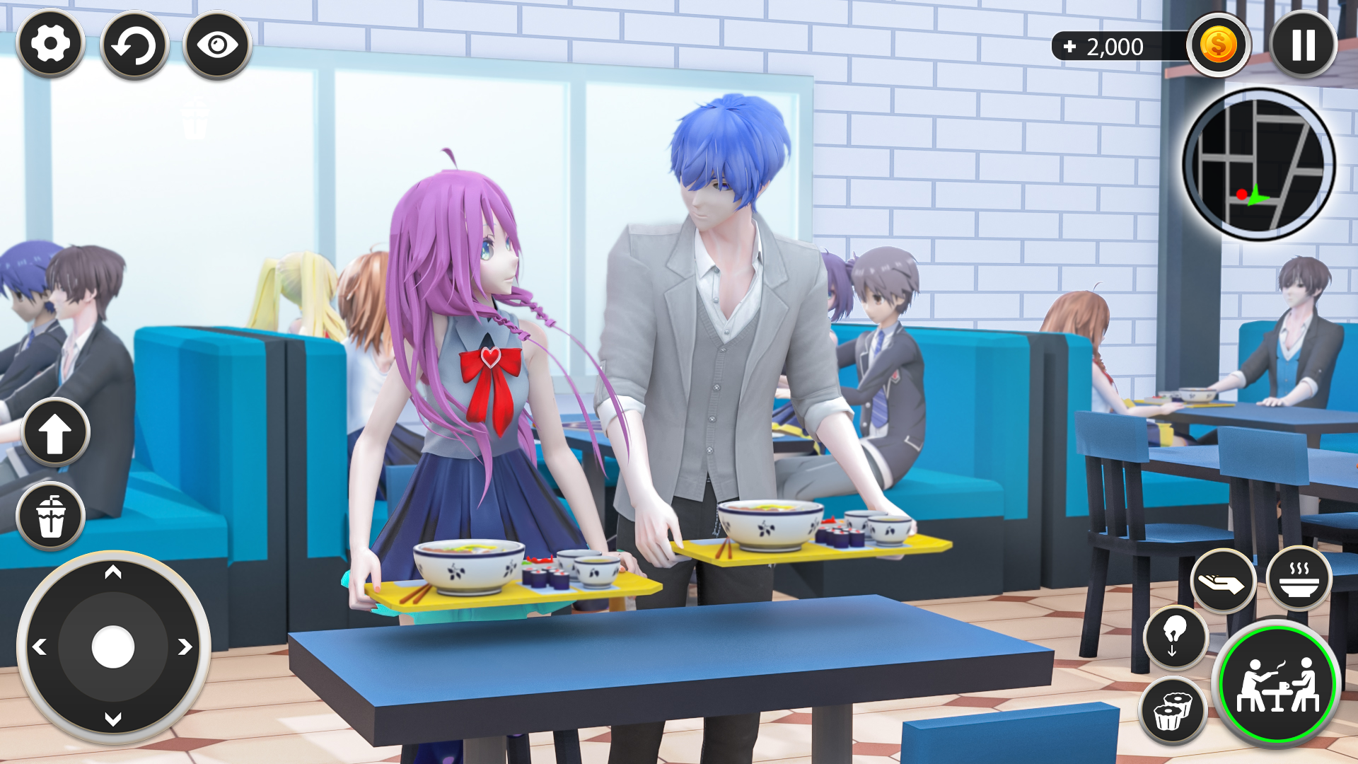 اسکرین شات 5 بازی High School Girl Life Sim 3D