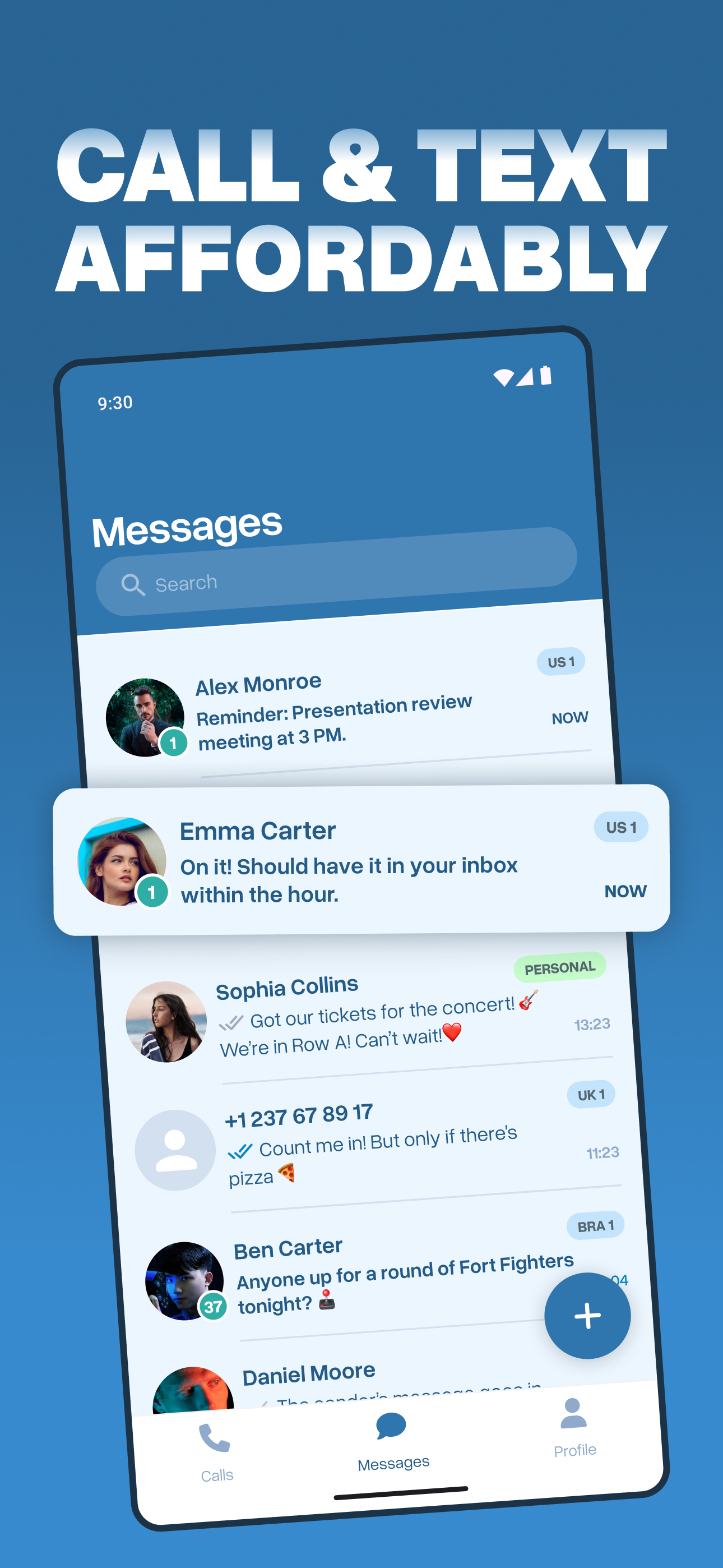 اسکرین شات 4 برنامه Virtual SIM
