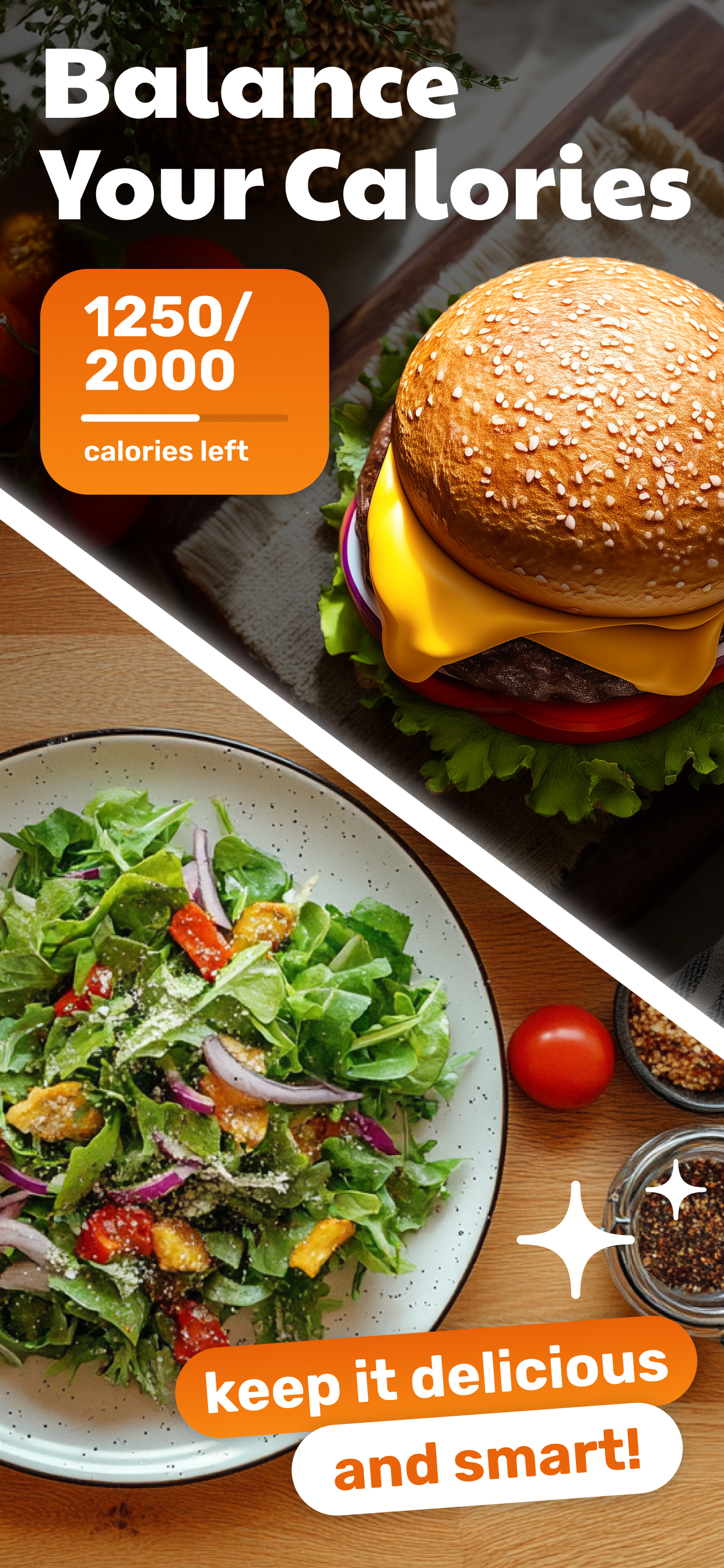 اسکرین شات 1 برنامه AI Calorie Tracker by Eatwise