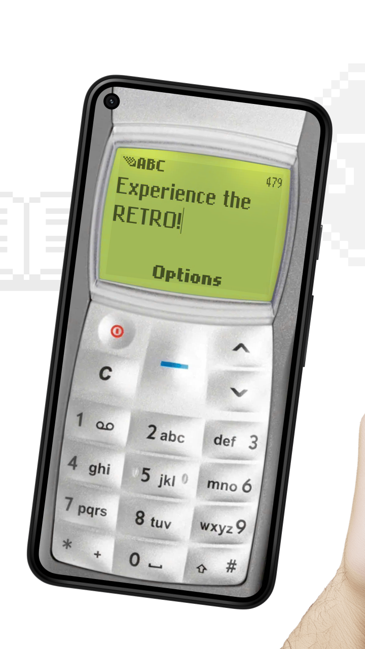 اسکرین شات 3 بازی Brick 1100: your retro phone