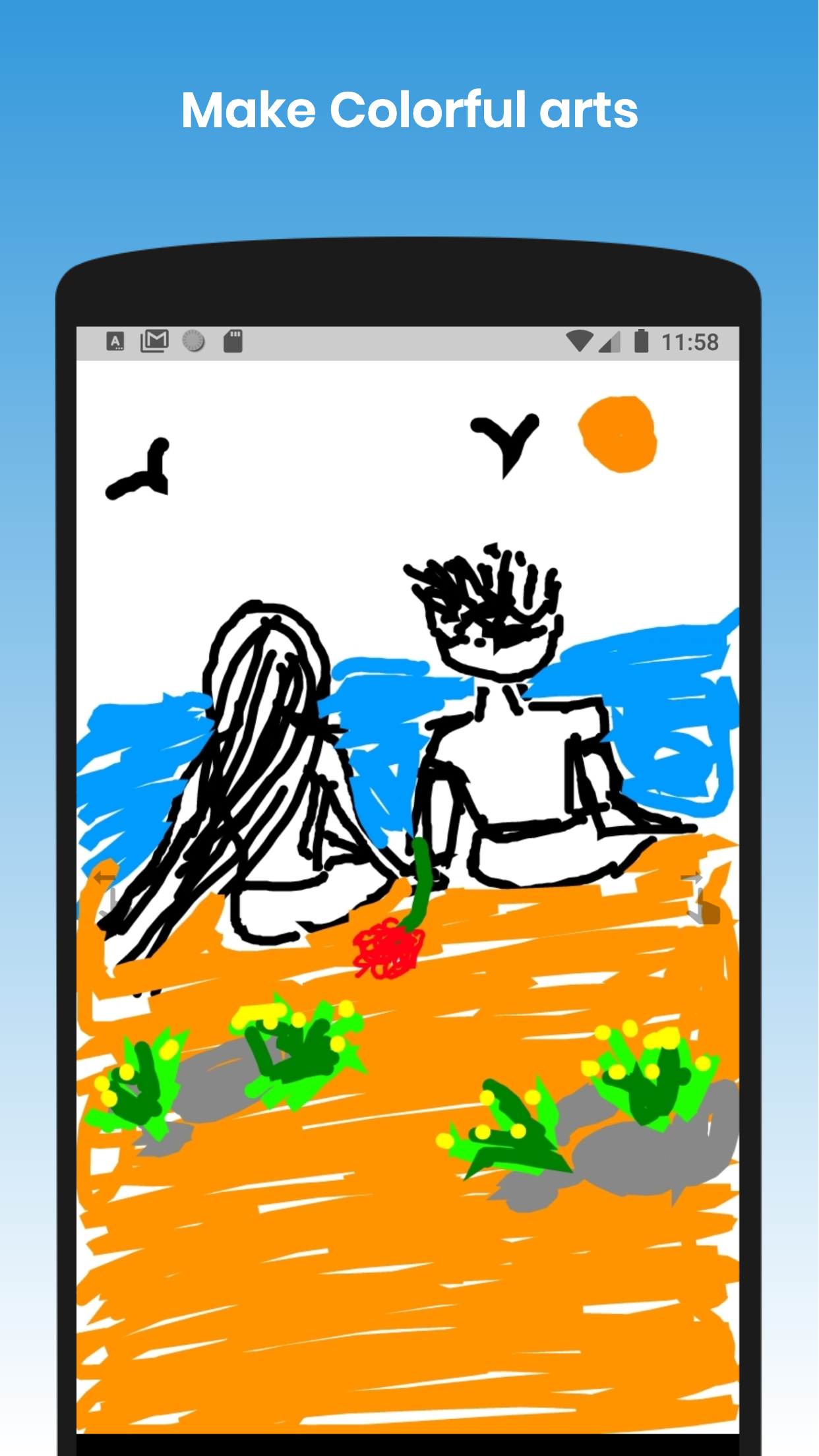 اسکرین شات 6 برنامه Whiteboard: Art Social Network