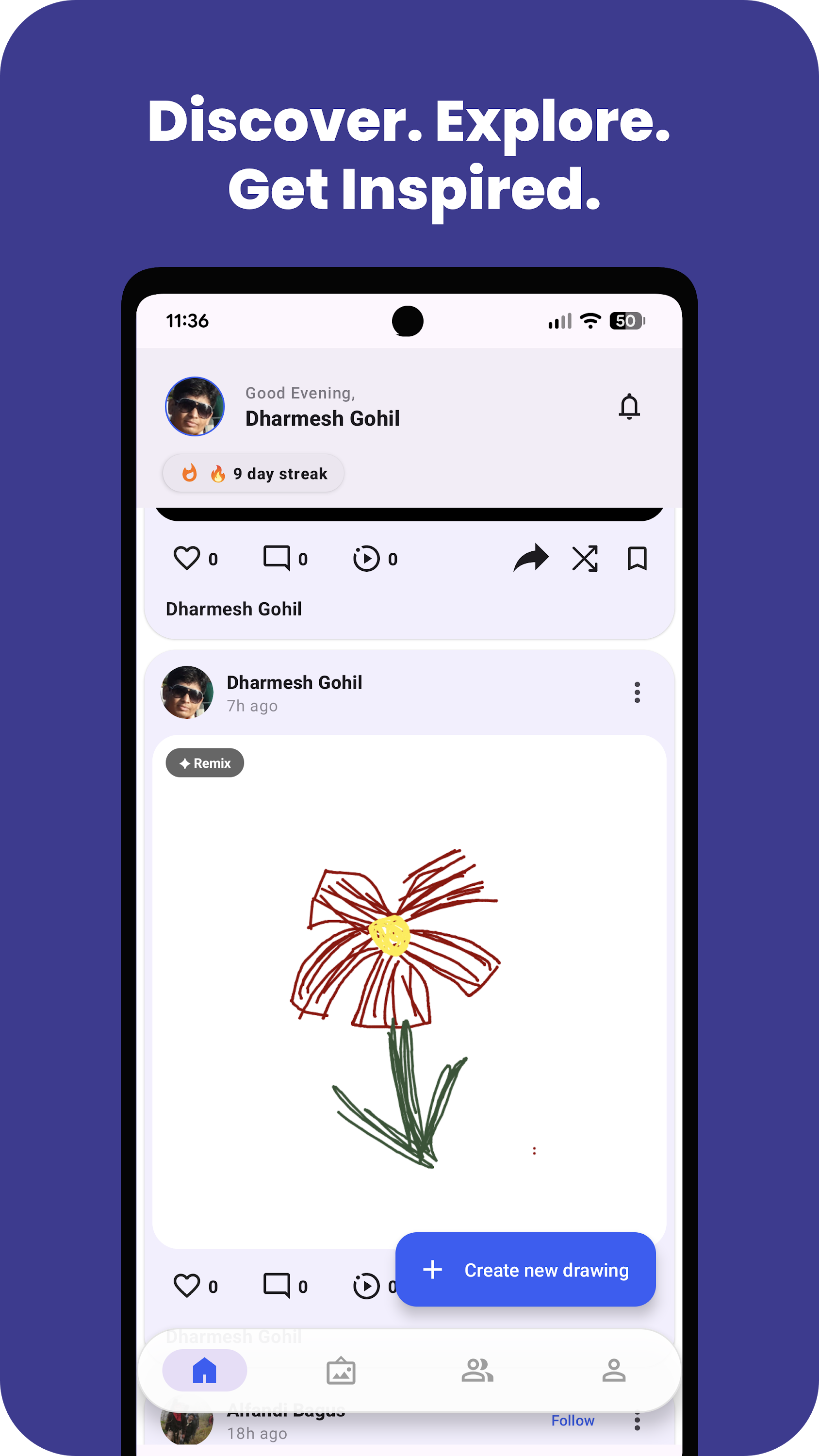 اسکرین شات 1 برنامه Whiteboard