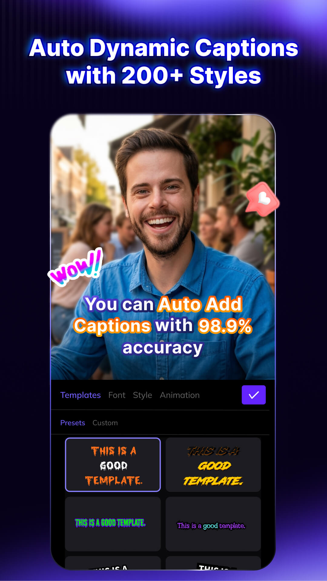 اسکرین شات 3 برنامه Vozo AI Video Translator & Dub