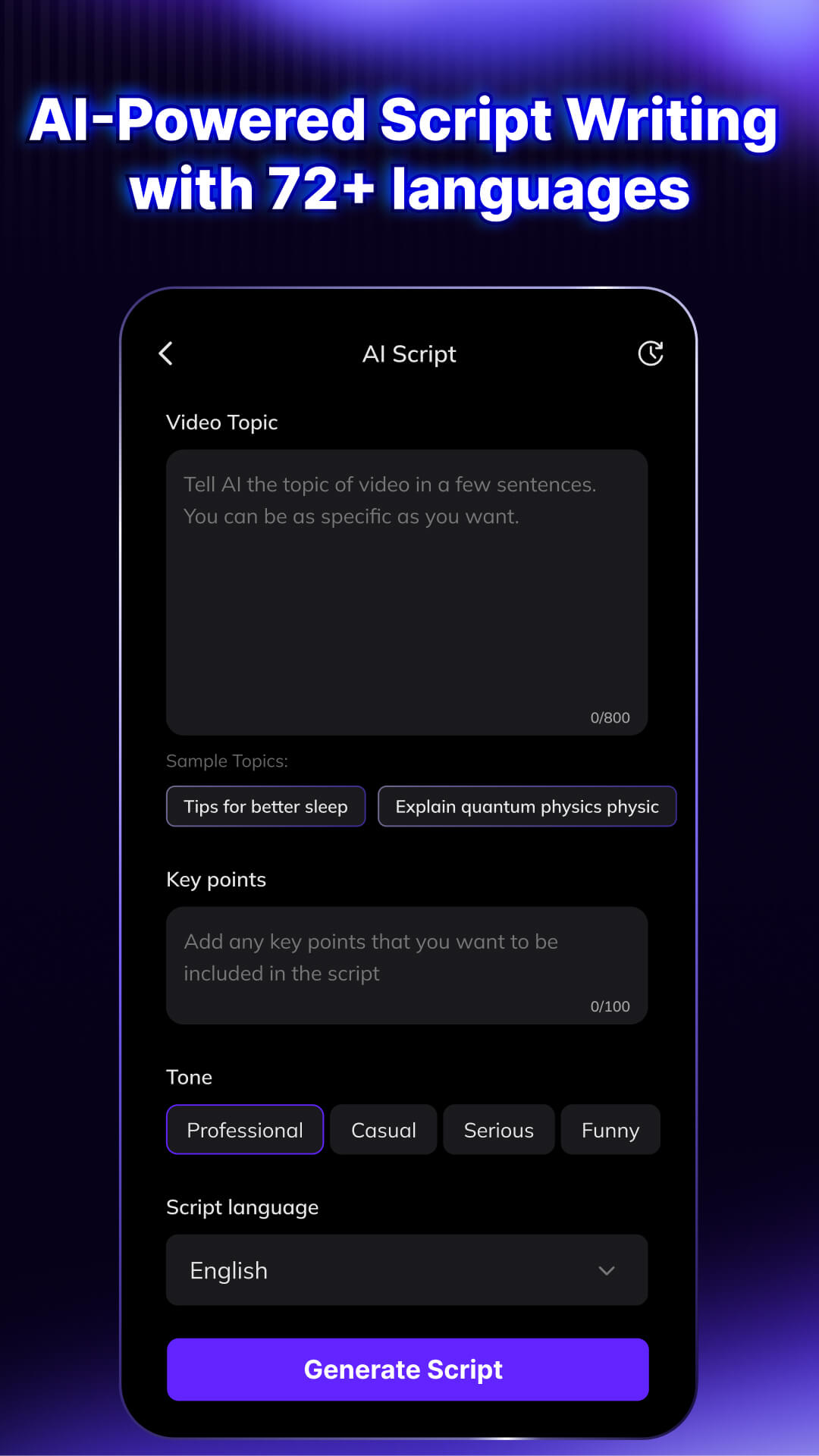 اسکرین شات 7 برنامه Vozo AI Video Translator & Dub