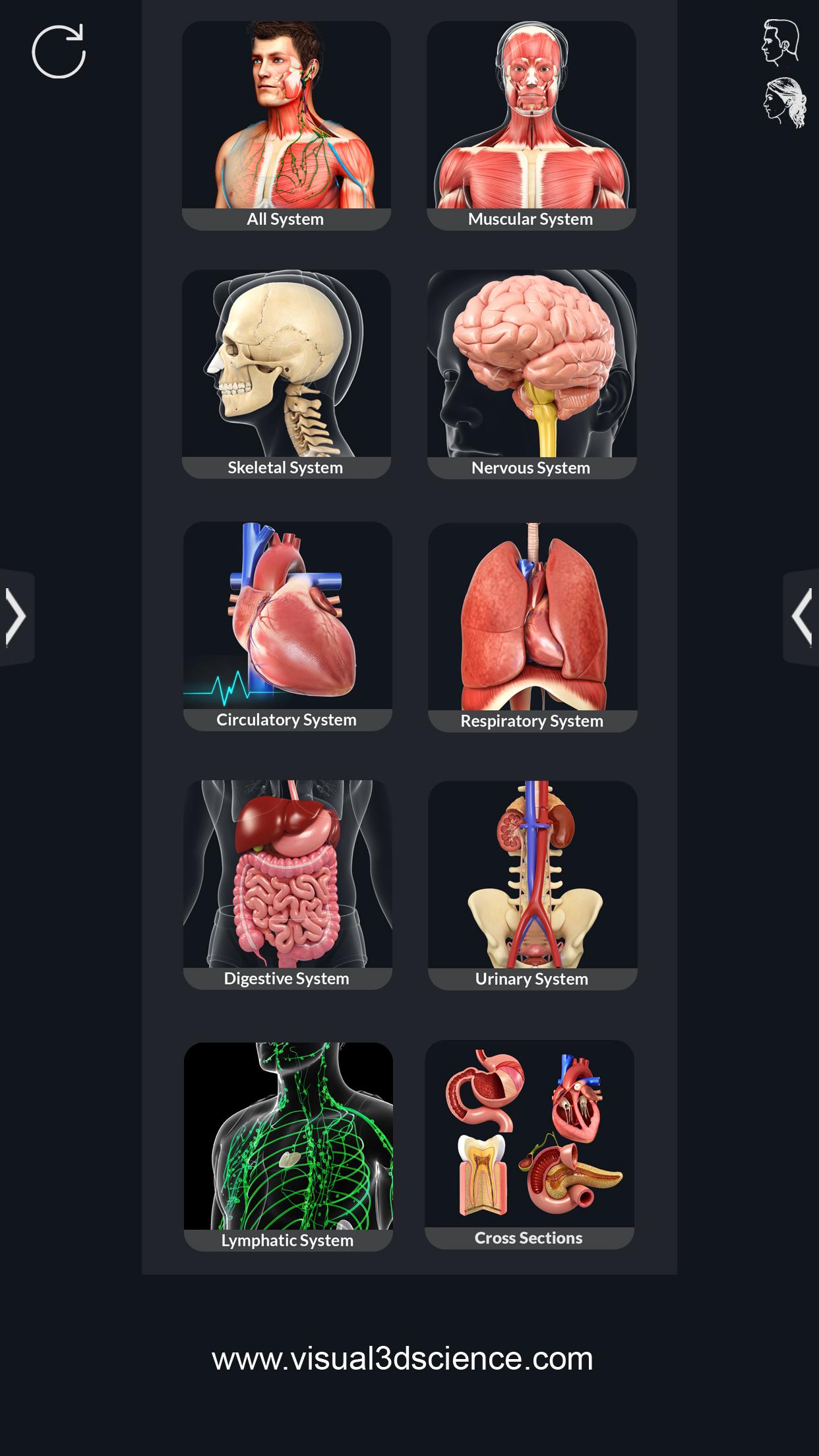 اسکرین شات 4 برنامه Human Anatomy