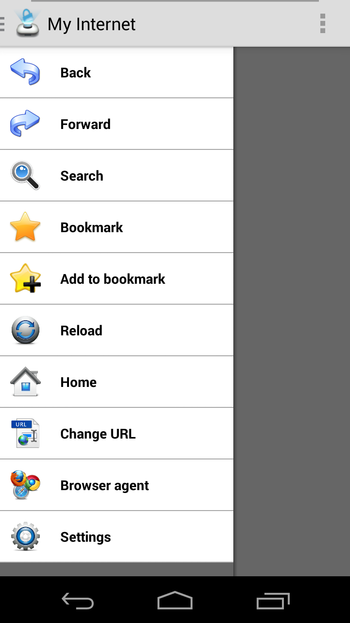 اسکرین شات 4 برنامه My Internet - Private and Fast