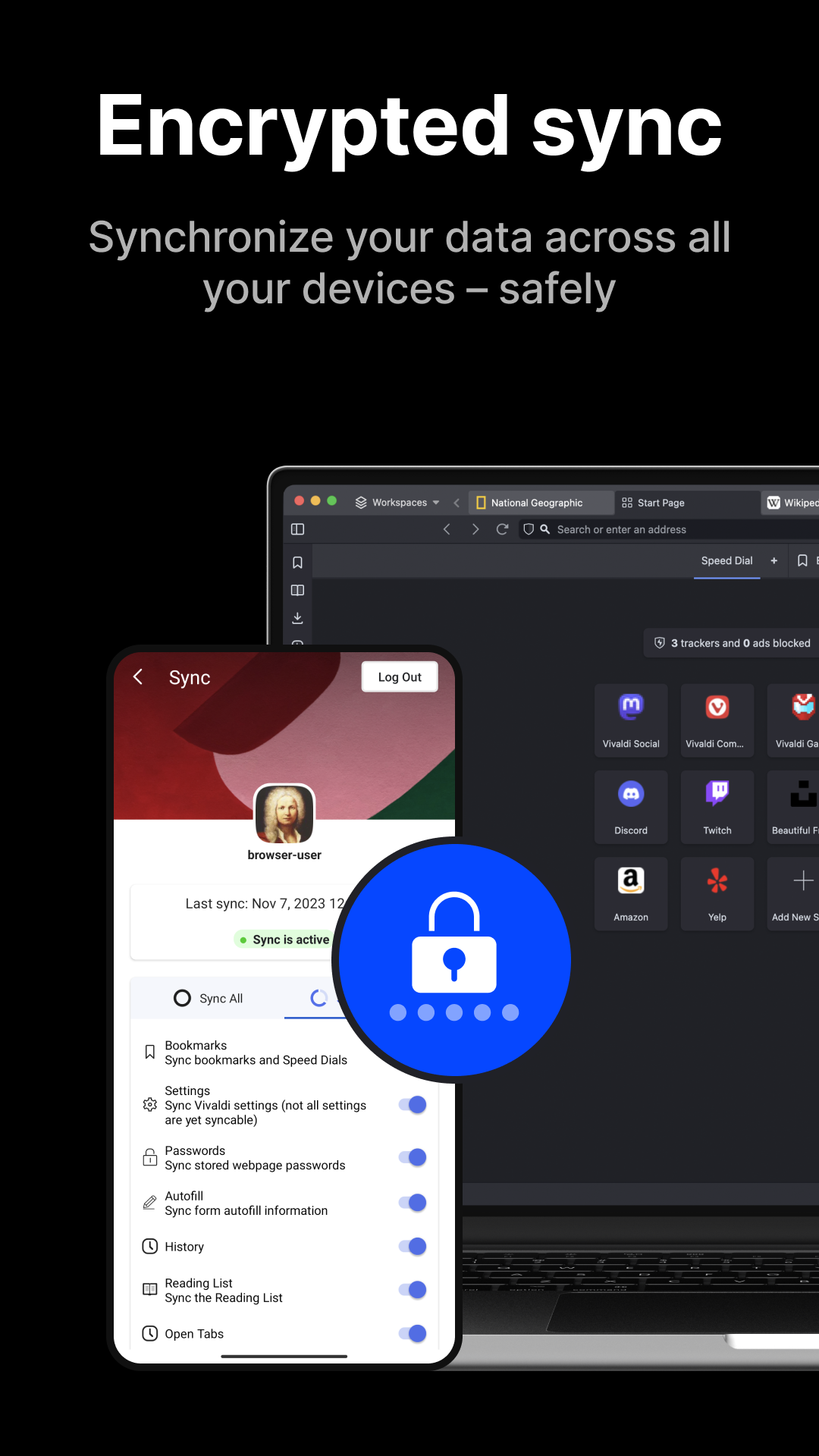 اسکرین شات 8 برنامه Vivaldi Browser - Fast & Safe