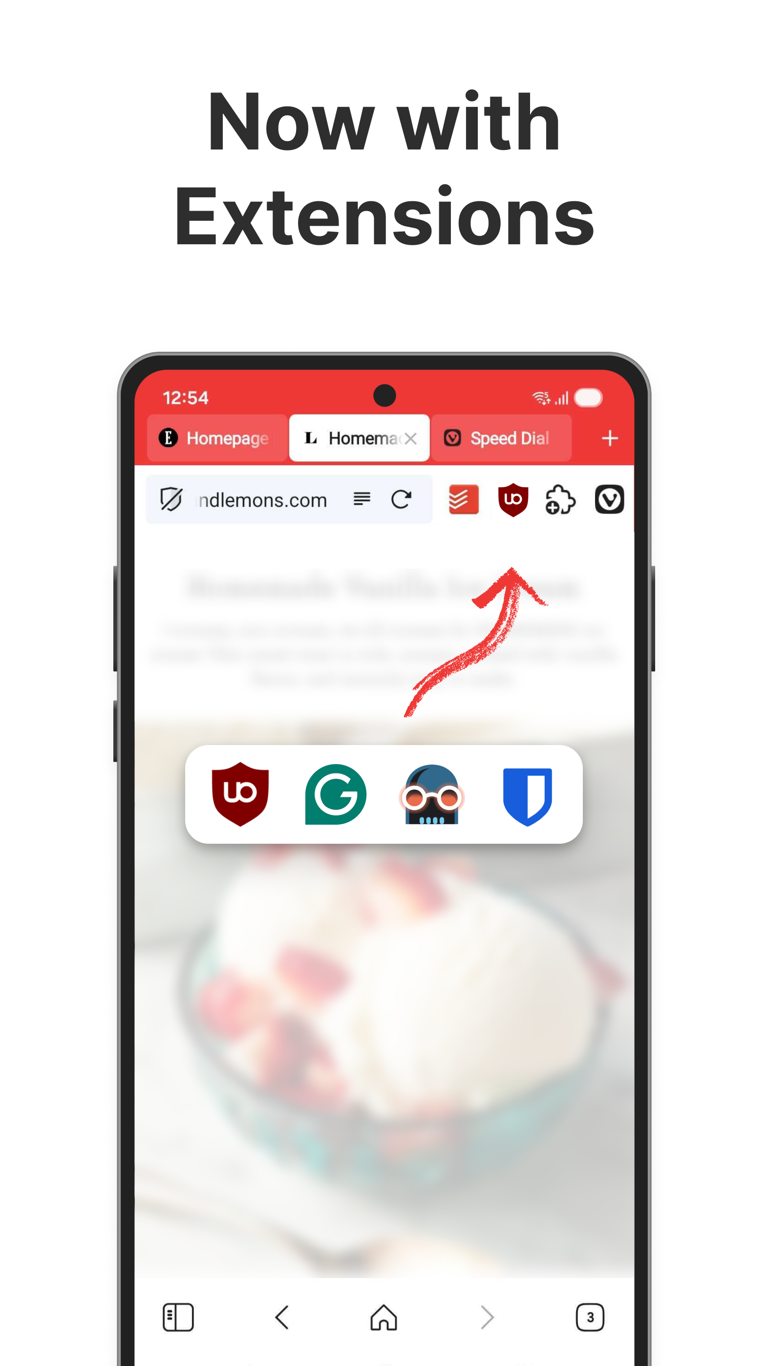 اسکرین شات 2 برنامه Vivaldi Browser - Fast & Safe